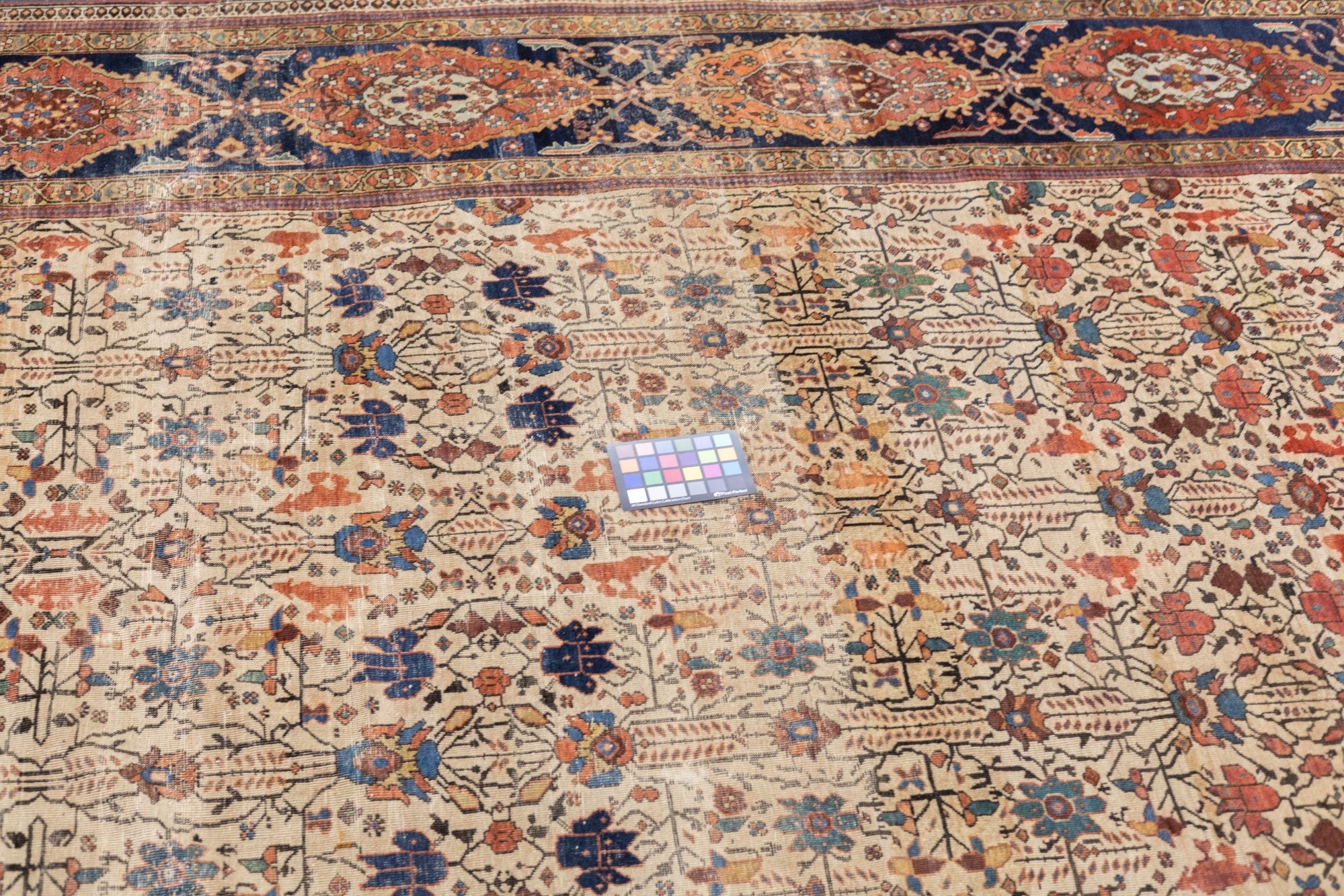 Antique Farahan Sarouk Rug 6' 10'' x 9' 6''