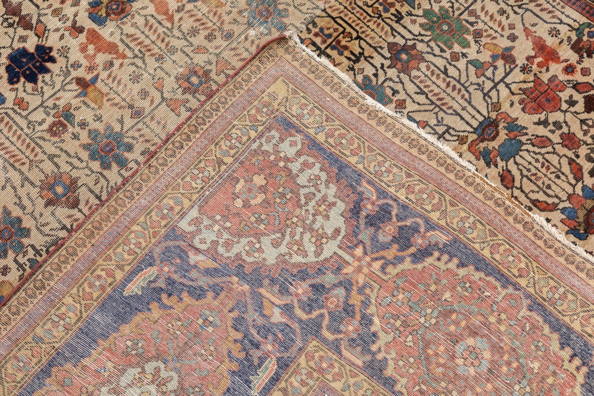 Antique Farahan Sarouk Rug 6' 10'' x 9' 6''