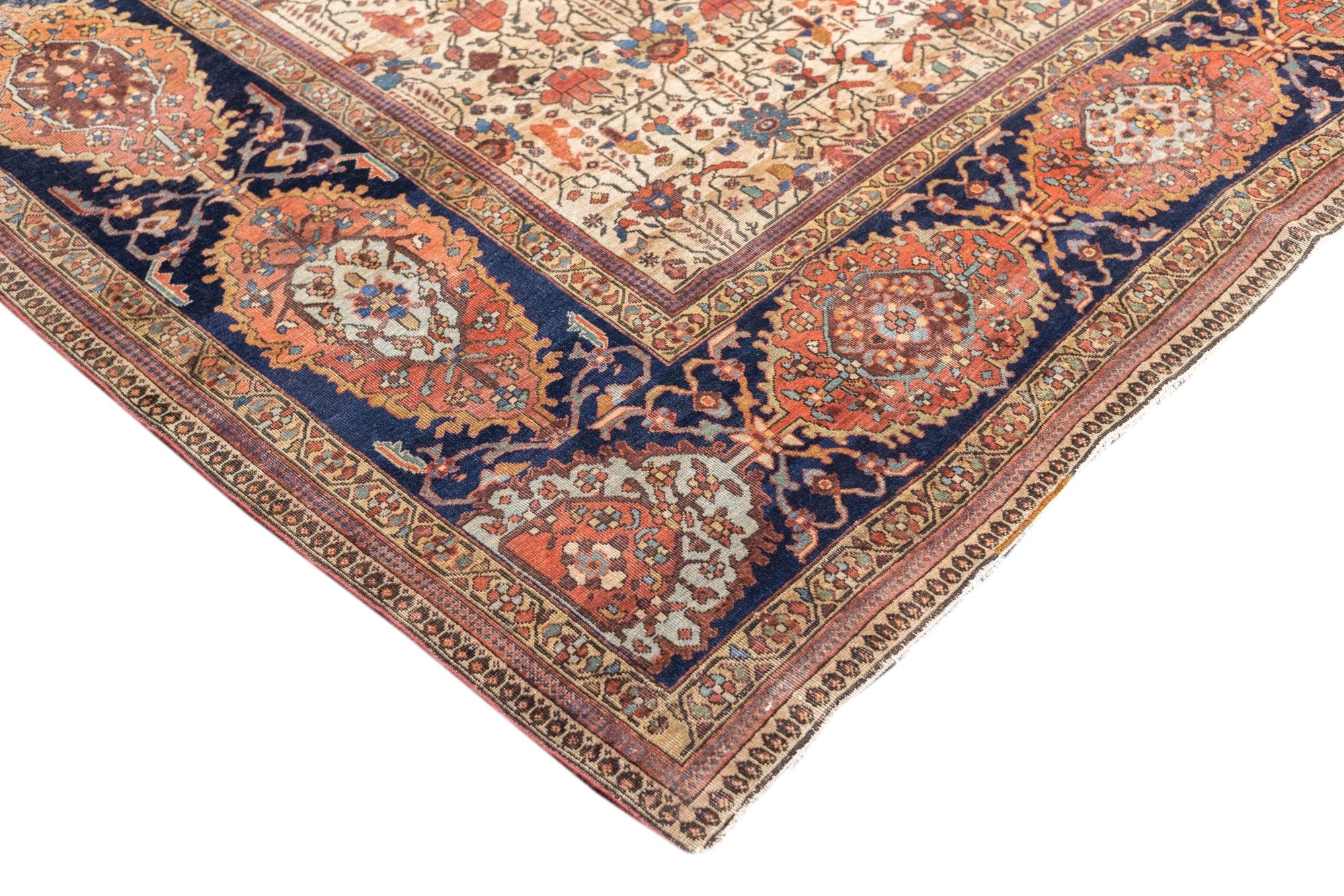 Antique Farahan Sarouk Rug 6' 10'' x 9' 6''