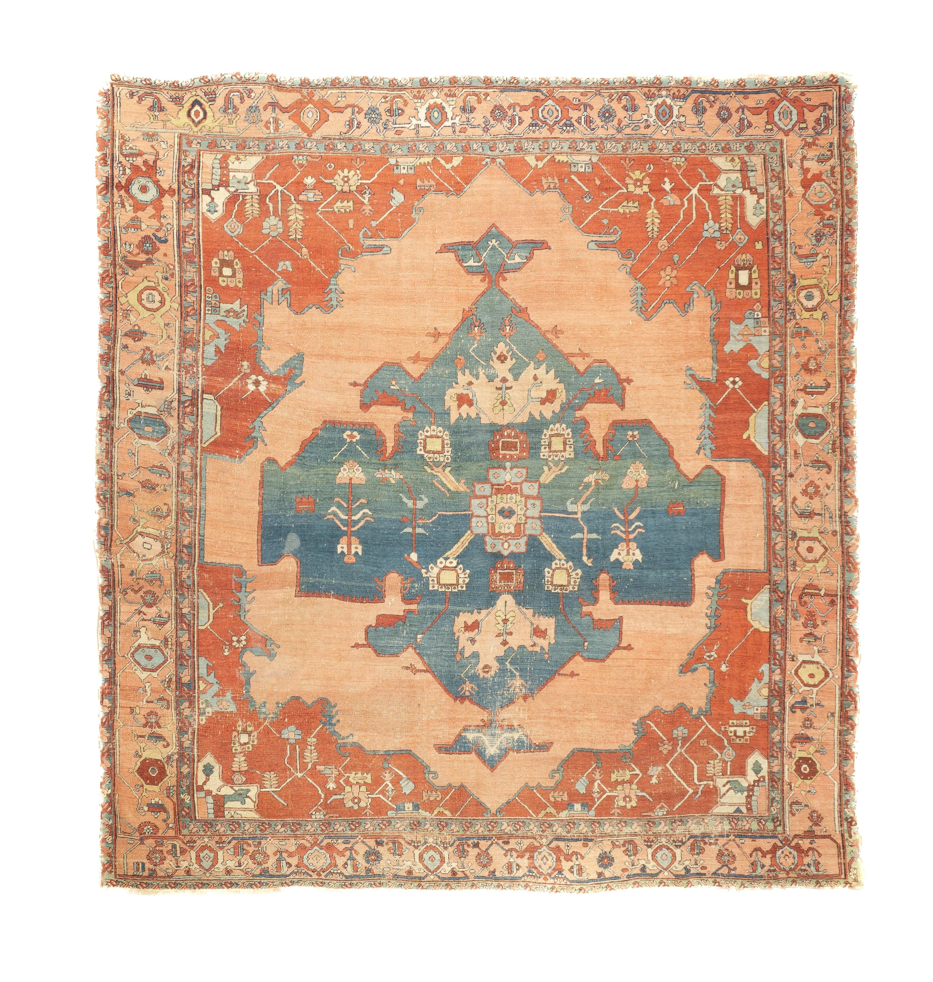 Antique Serapi Rug 9'3'' x 9'11''