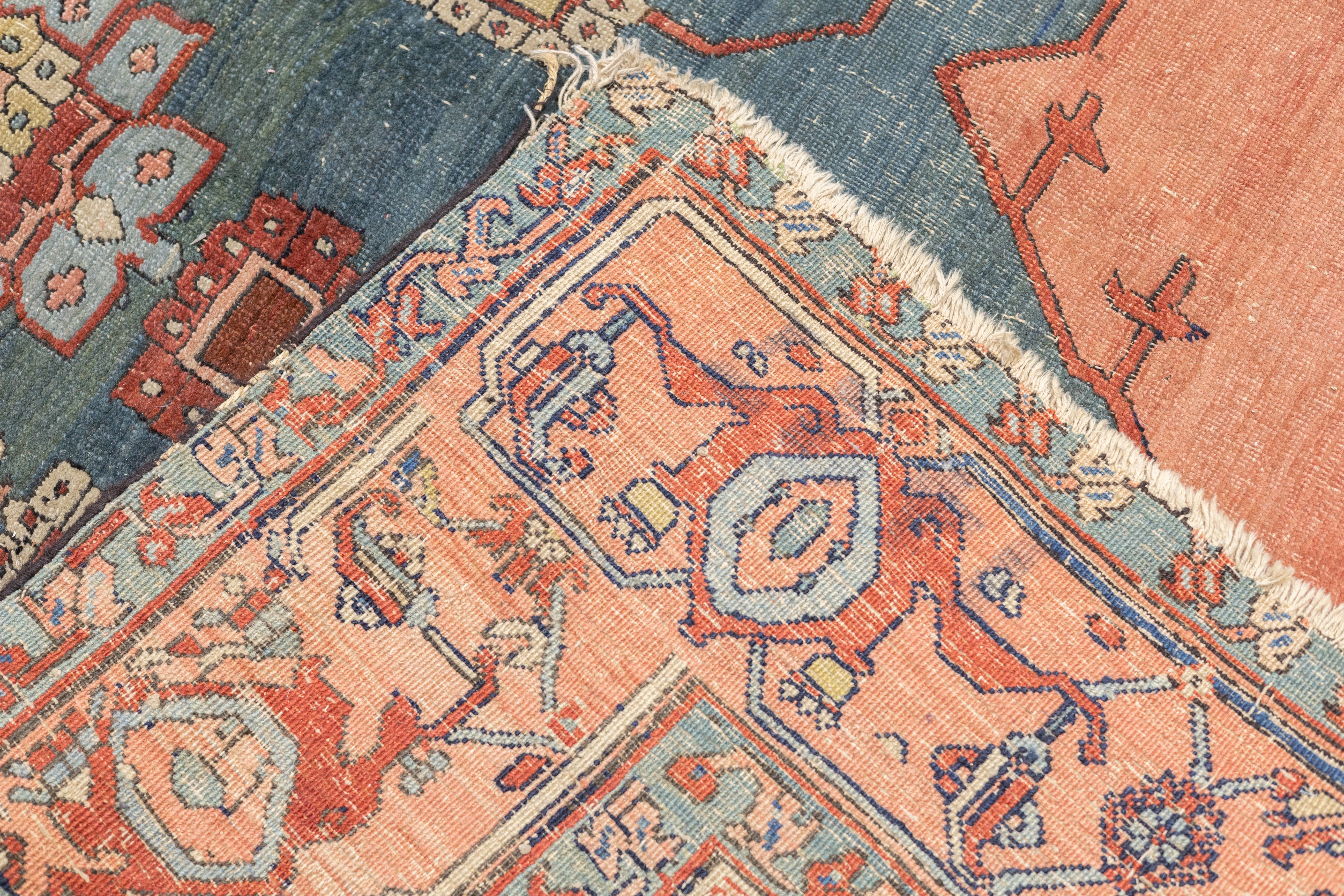 Antique Serapi Rug 9'3'' x 9'11''