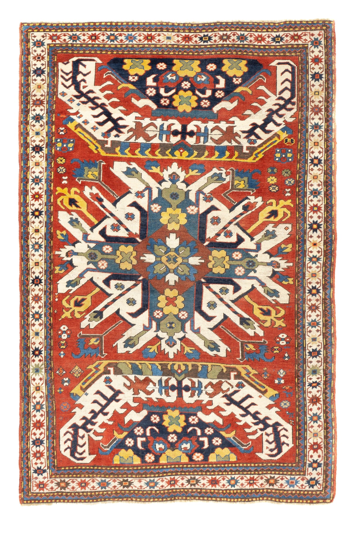 Antique Kazak Rug 4'3'' x 6'8''