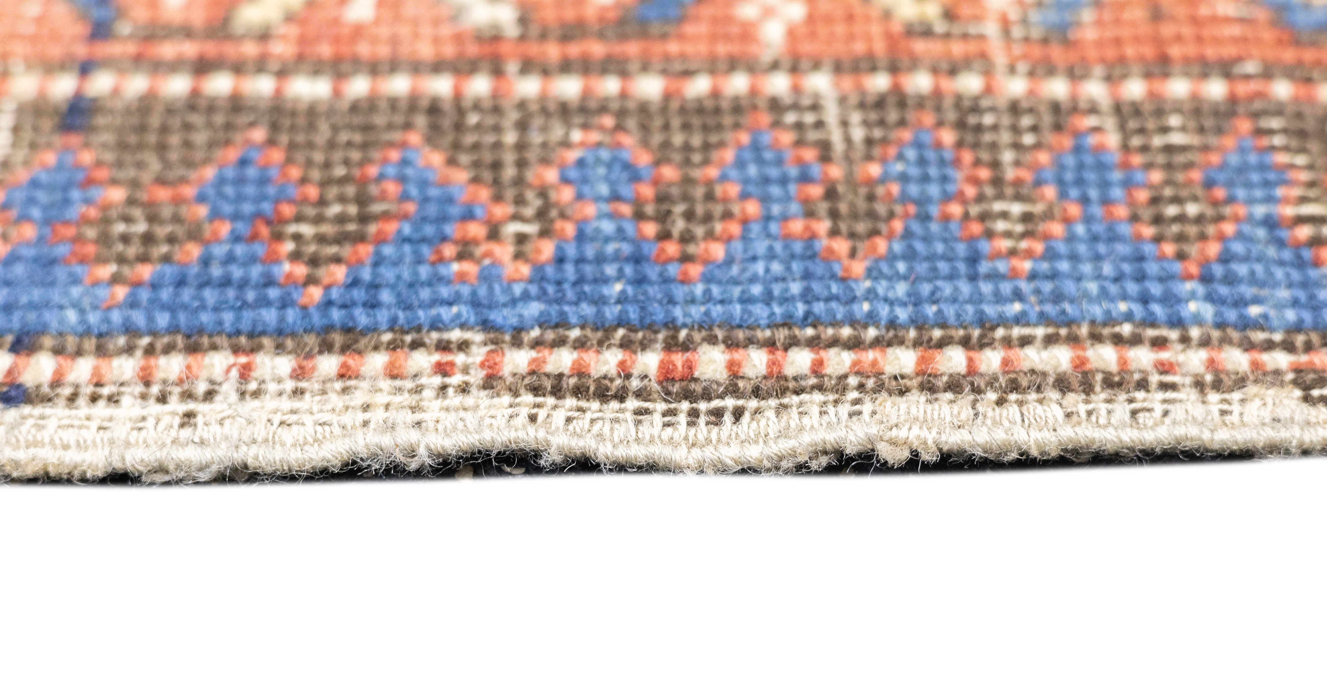 Antique Kuba Rug 3'8'' x 5'1''