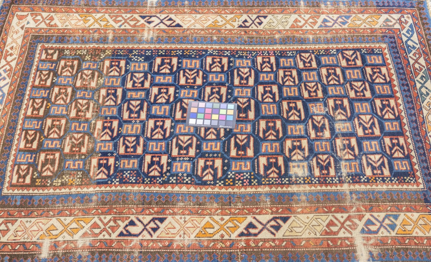 Antique Kuba Rug 3'8'' x 5'1''