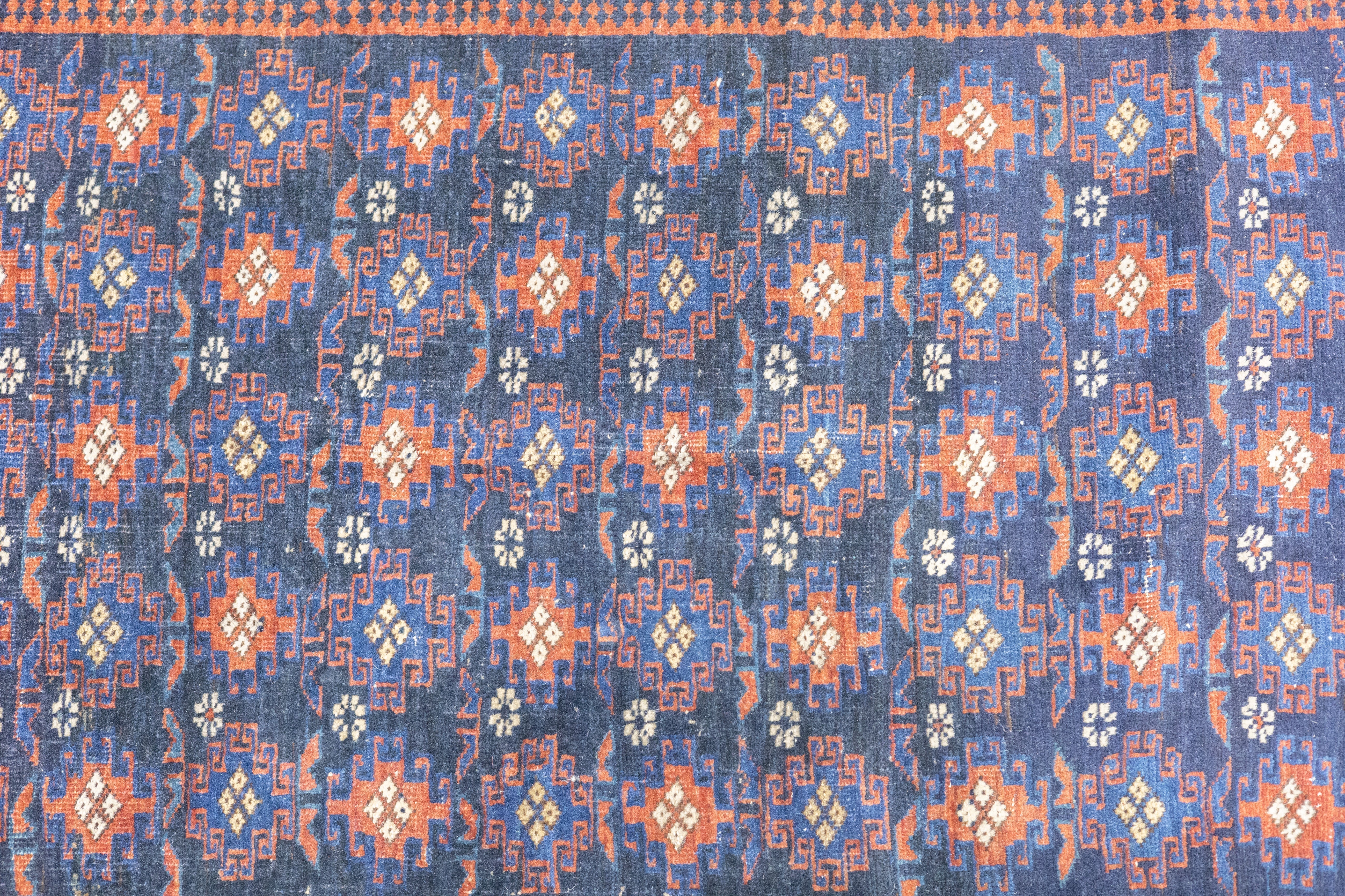 Antique Caucasian Kuba Rug 4'1'' x 5'9''