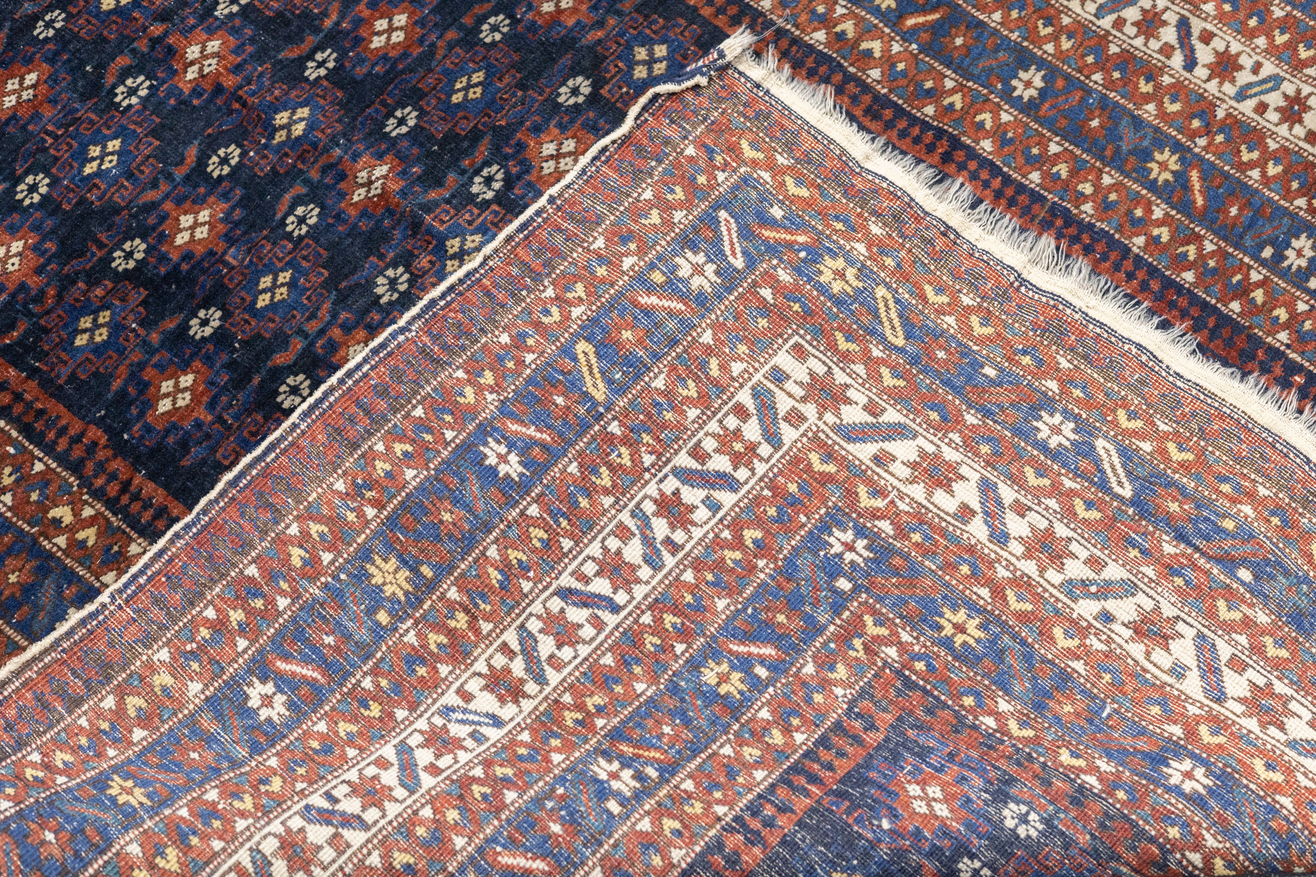 Antique Caucasian Kuba Rug 4'1'' x 5'9''