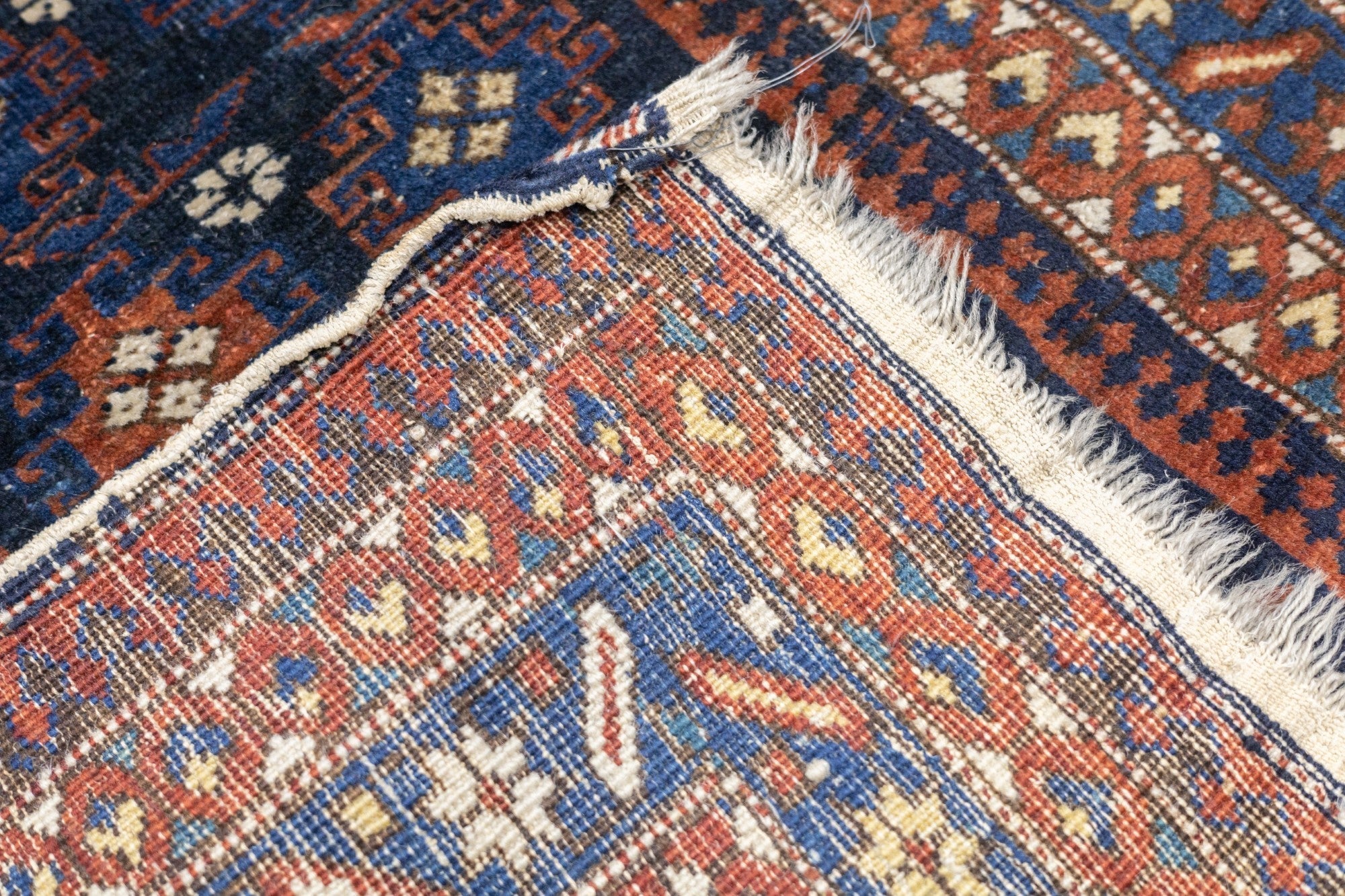 Antique Caucasian Kuba Rug 4'1'' x 5'9''