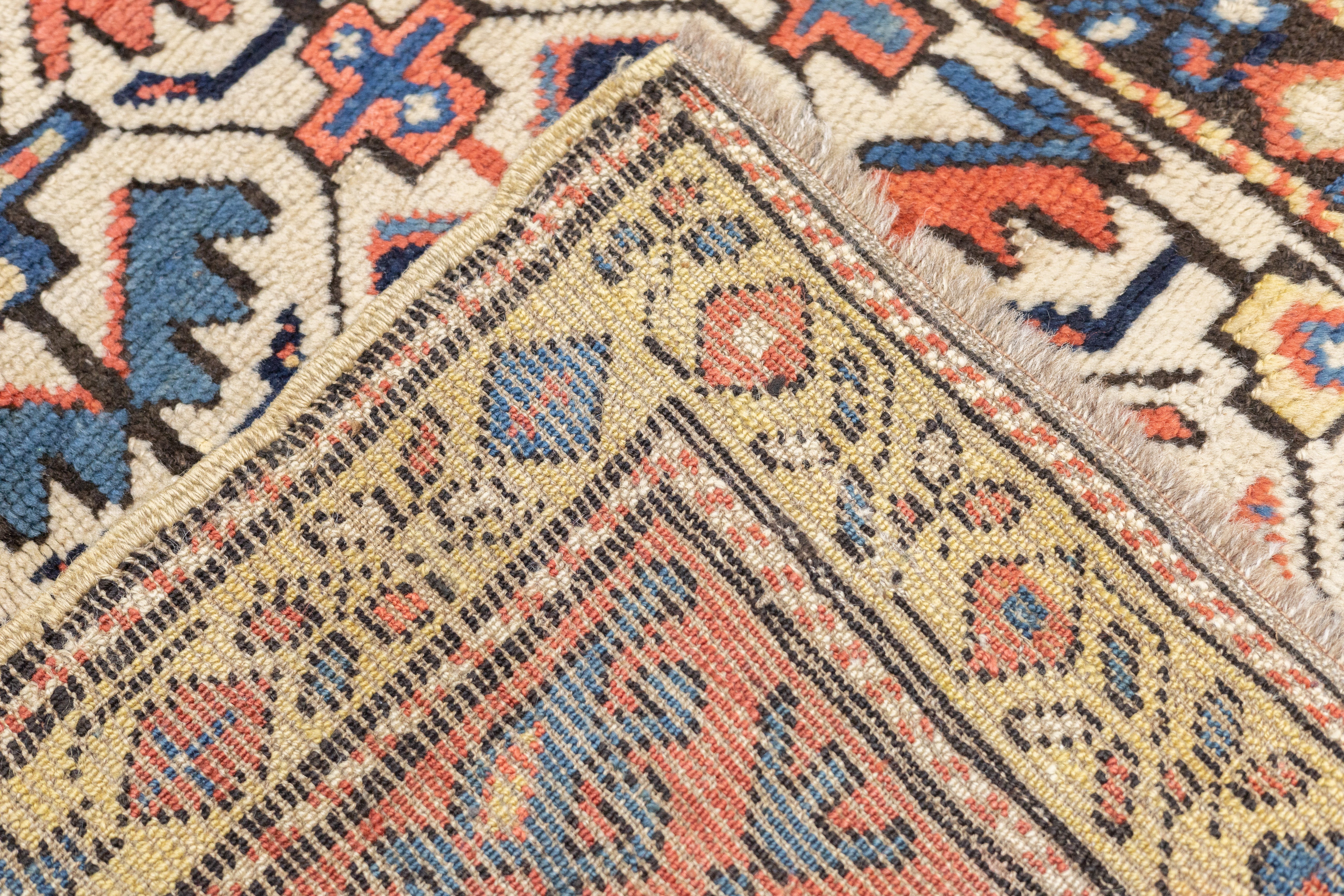 Antique Caucasian Kazak Rug 4'9'' x 7'0"