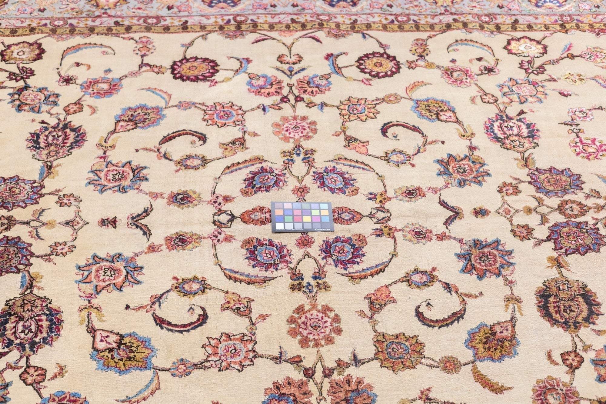 Antique Silk Souf Kashan Rug 8' x 11'8''