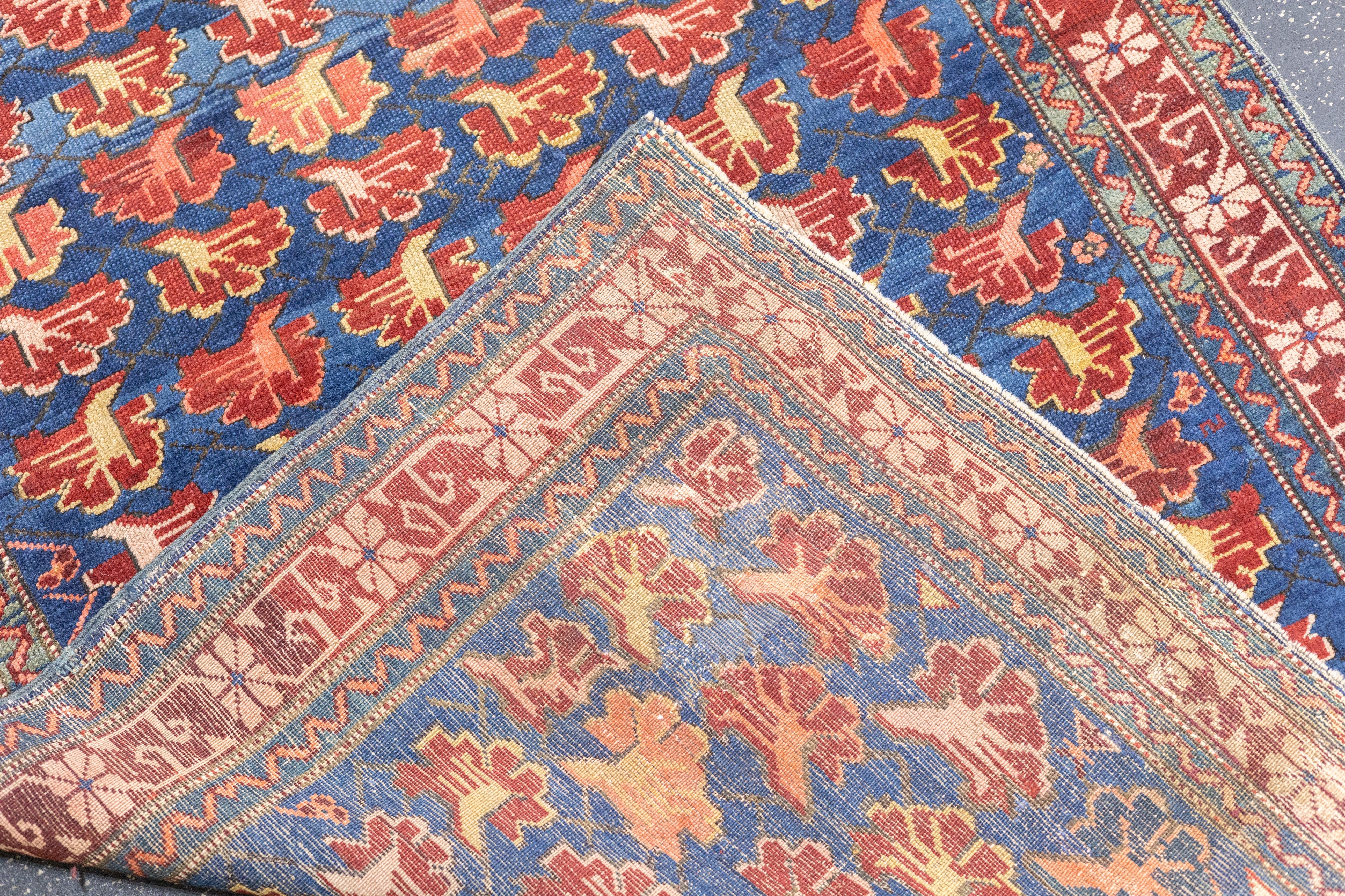 Antique Caucasian Zehour Rug 3'5'' x 5'2''