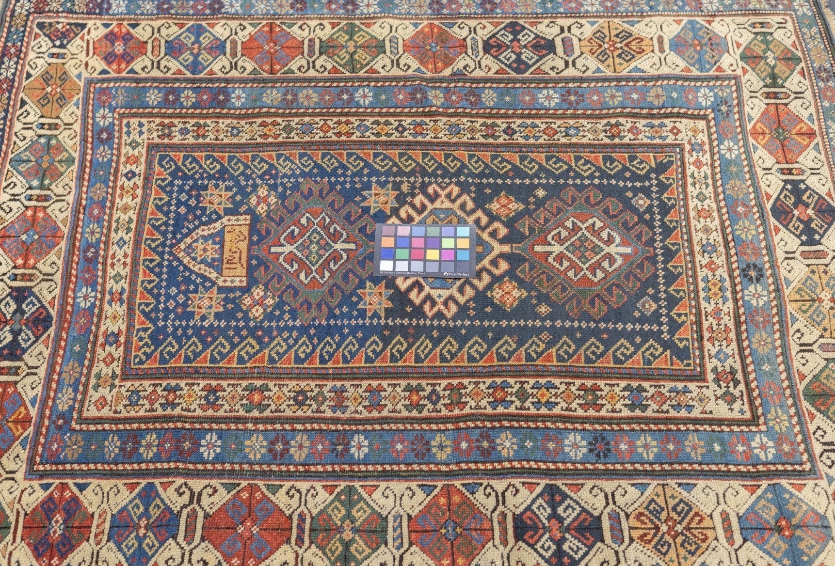 Antique Caucasian Kuba Rug 4'0" x 4'9''
