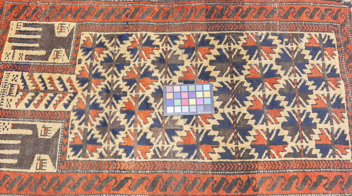 Antique Baluch Rug 2'3'' x 2'11''