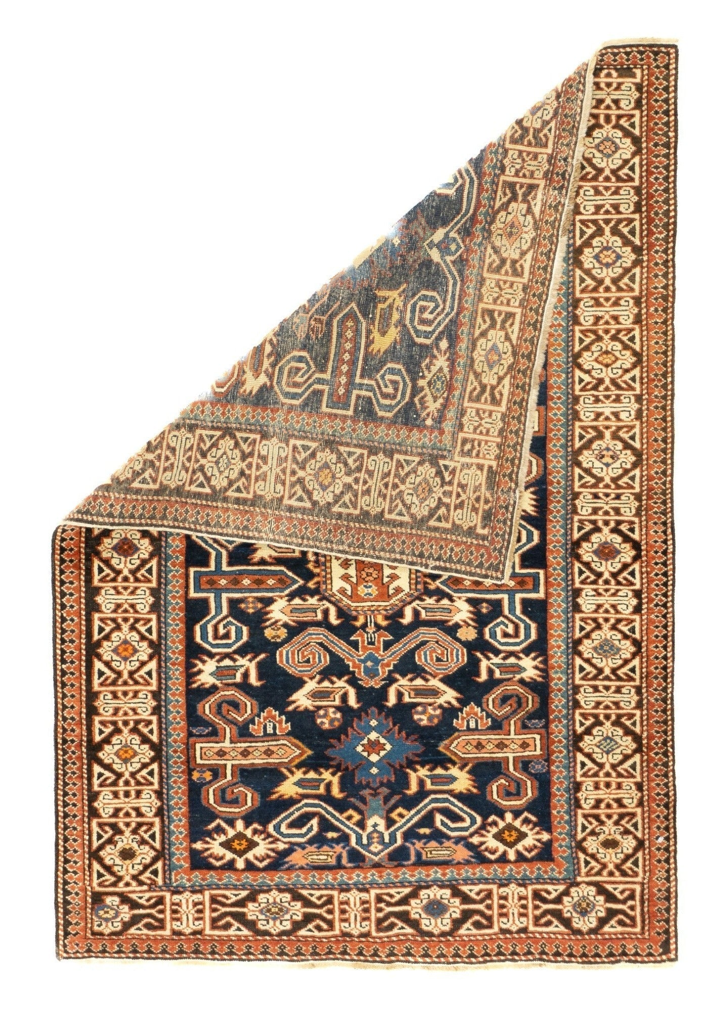 Antique Caucasian Perpedil Rug 2'11'' x 4'3''