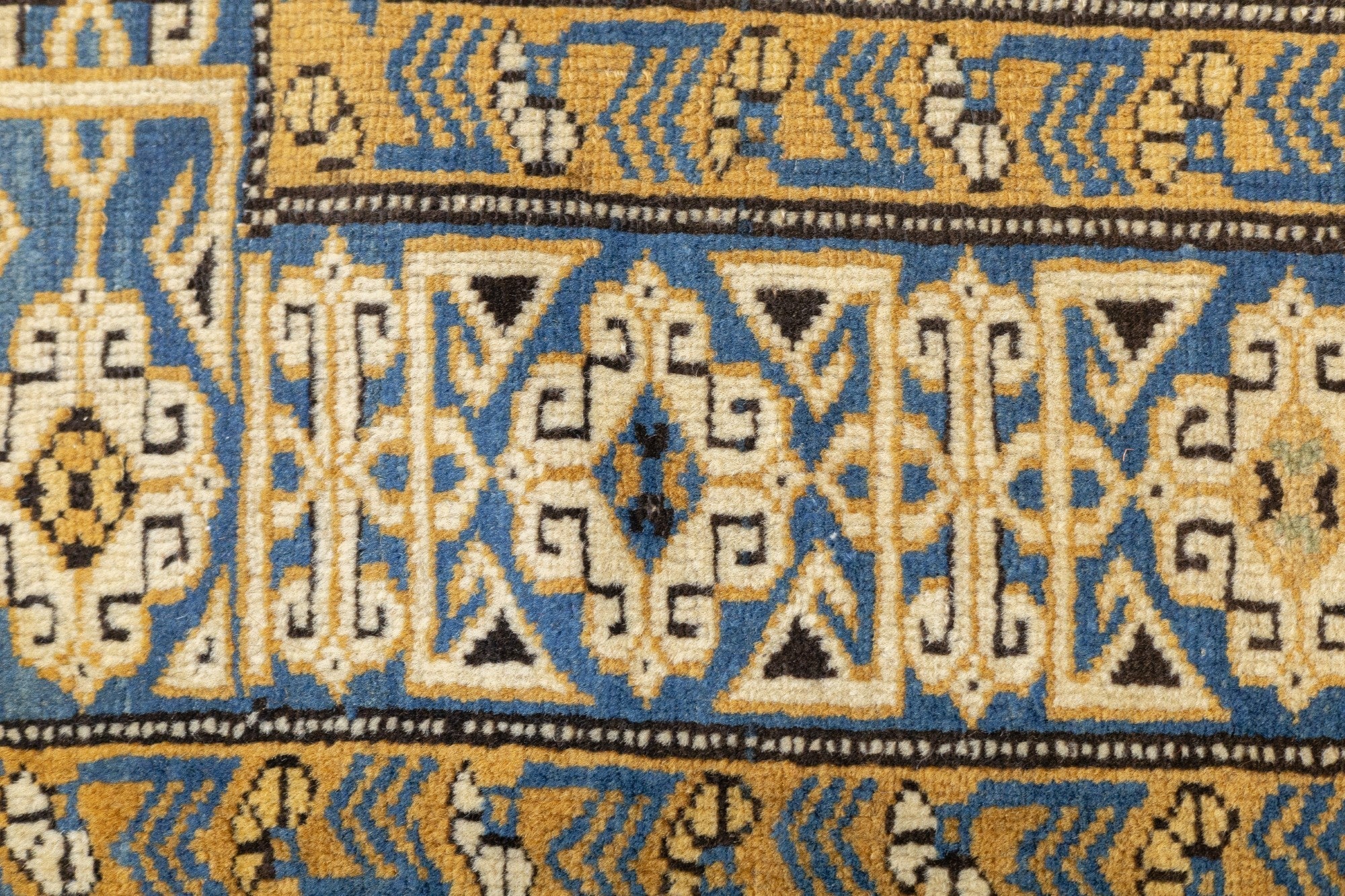 Antique Caucasian Perpedil Rug 3'3'' x 4'11''