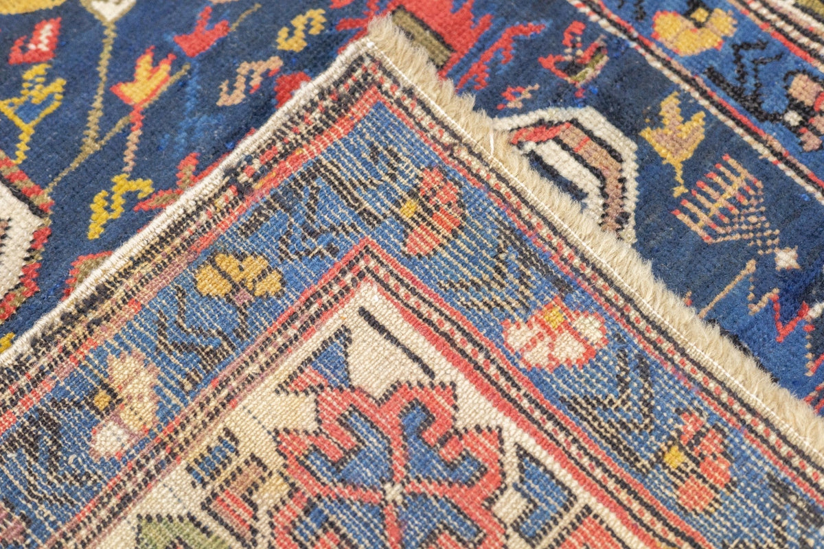 Antique Caucasian Perpedil Rug 3'10'' x 5'0"