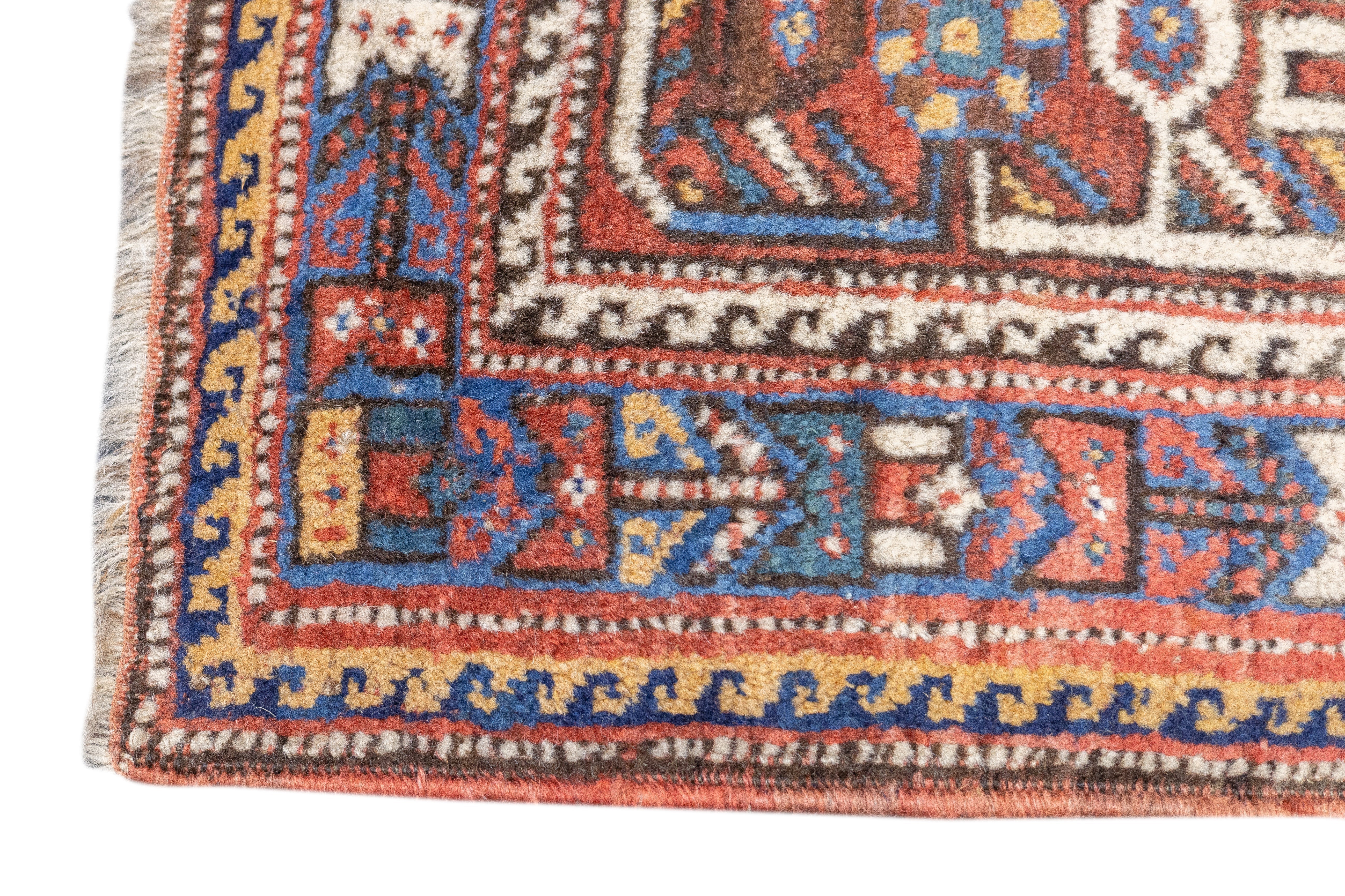 Antique Khamseh Rug 4'10'' x 5'11''