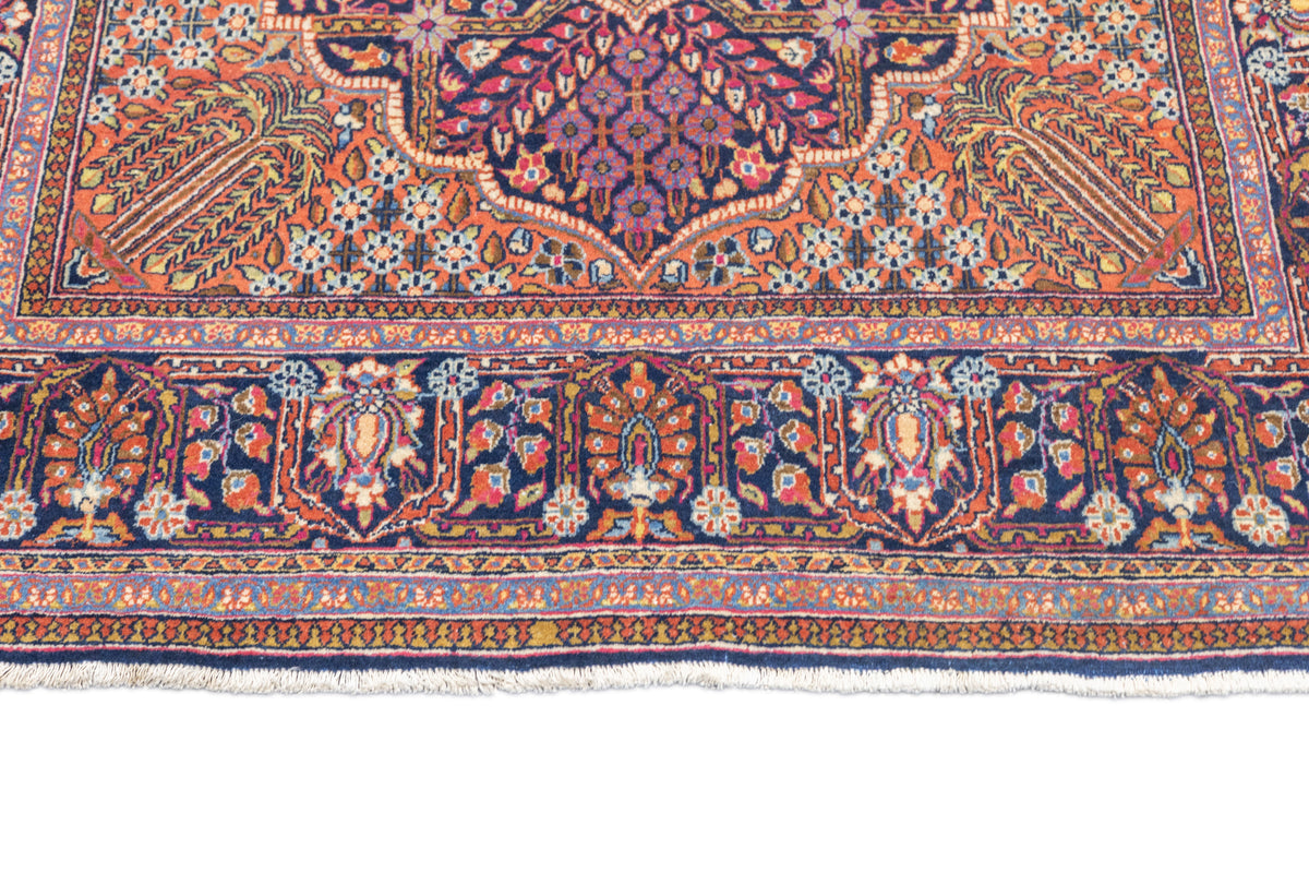 Antique Dabir Kashan Rug 4'5'' x 6'10''