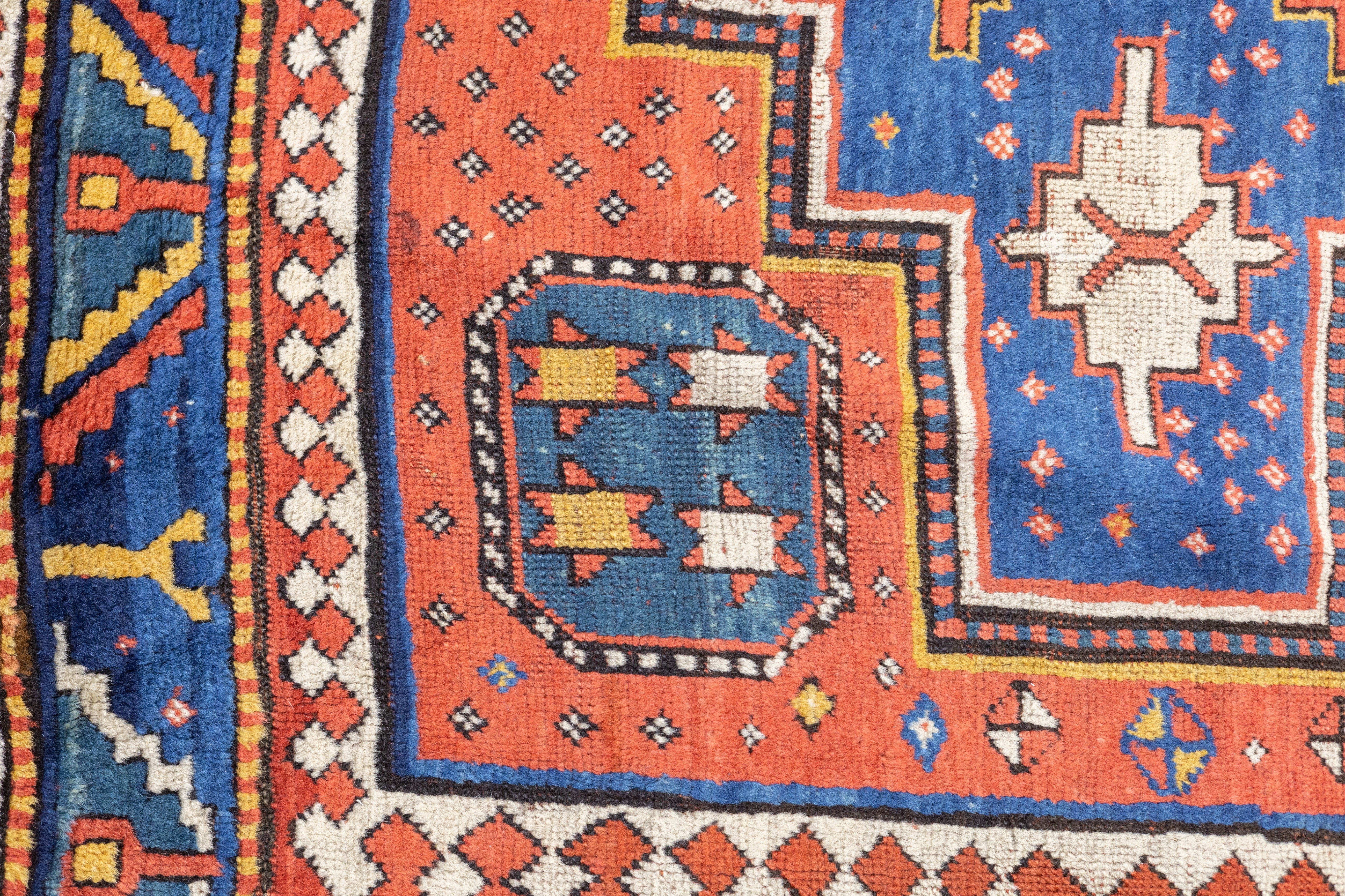 Antique Caucasian Kazak Rug 5'8'' x 7'9''