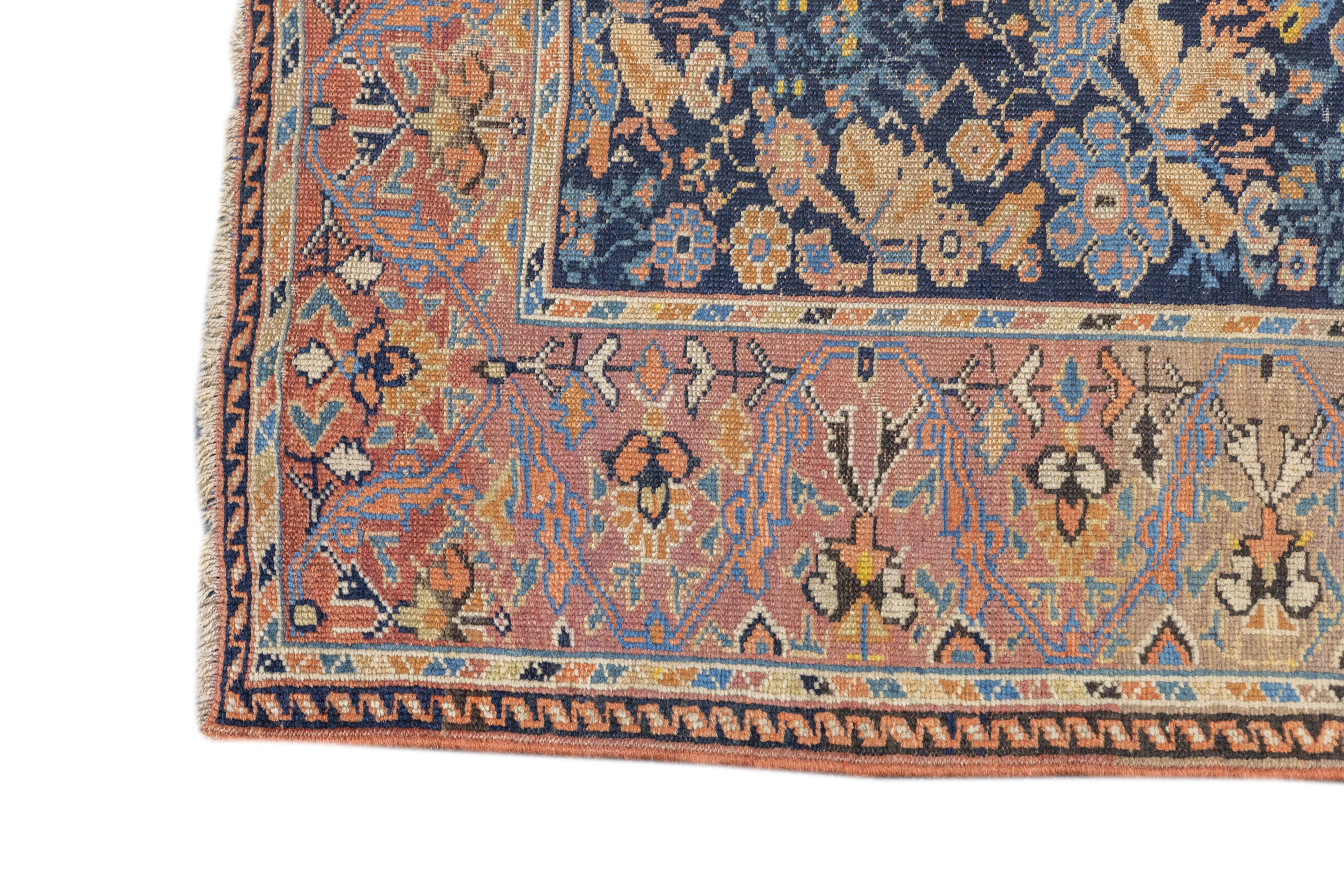 Antique Afshar Rug 4' x 5'8''