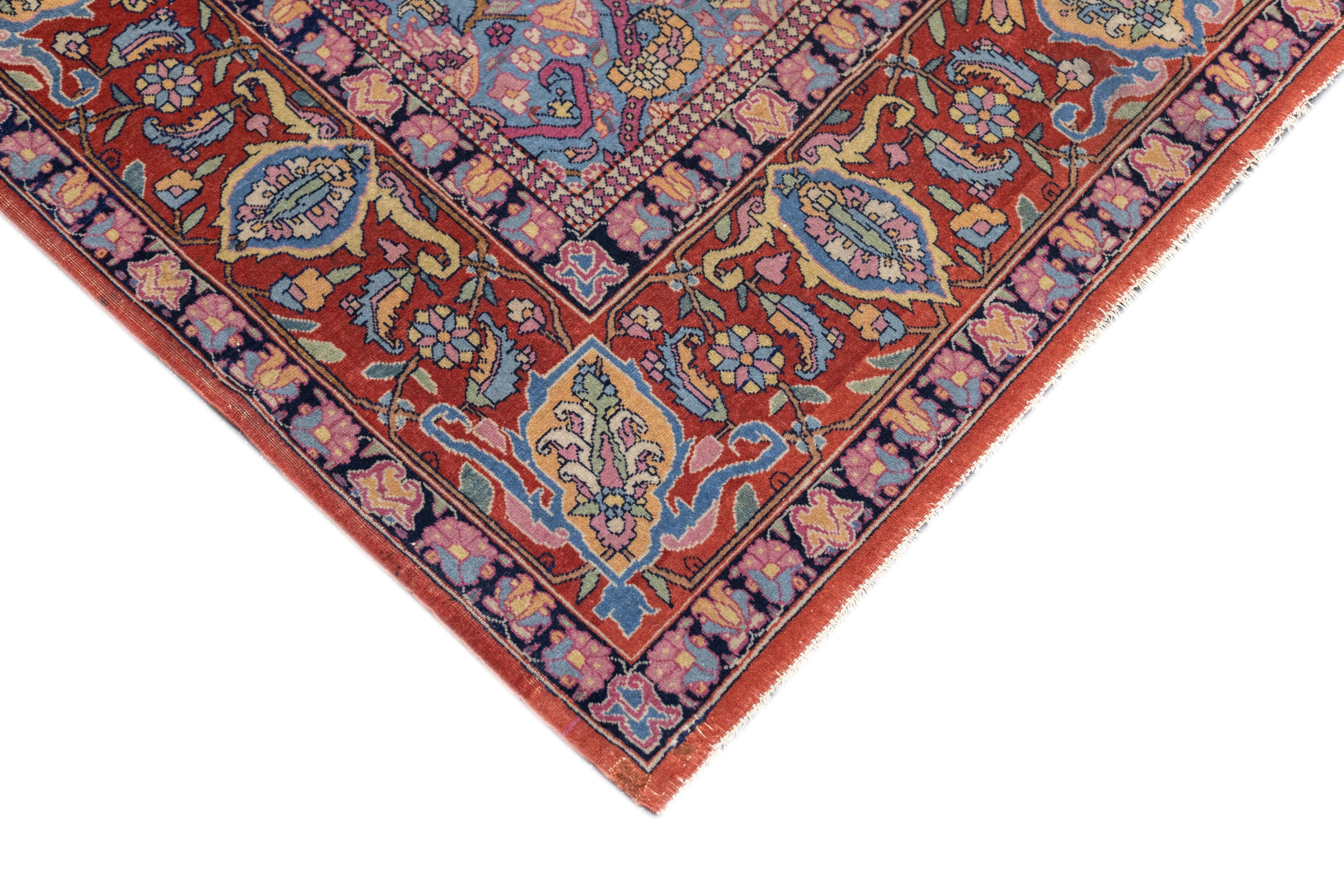 Antique Tehran Rug 4'4'' x 6'9''