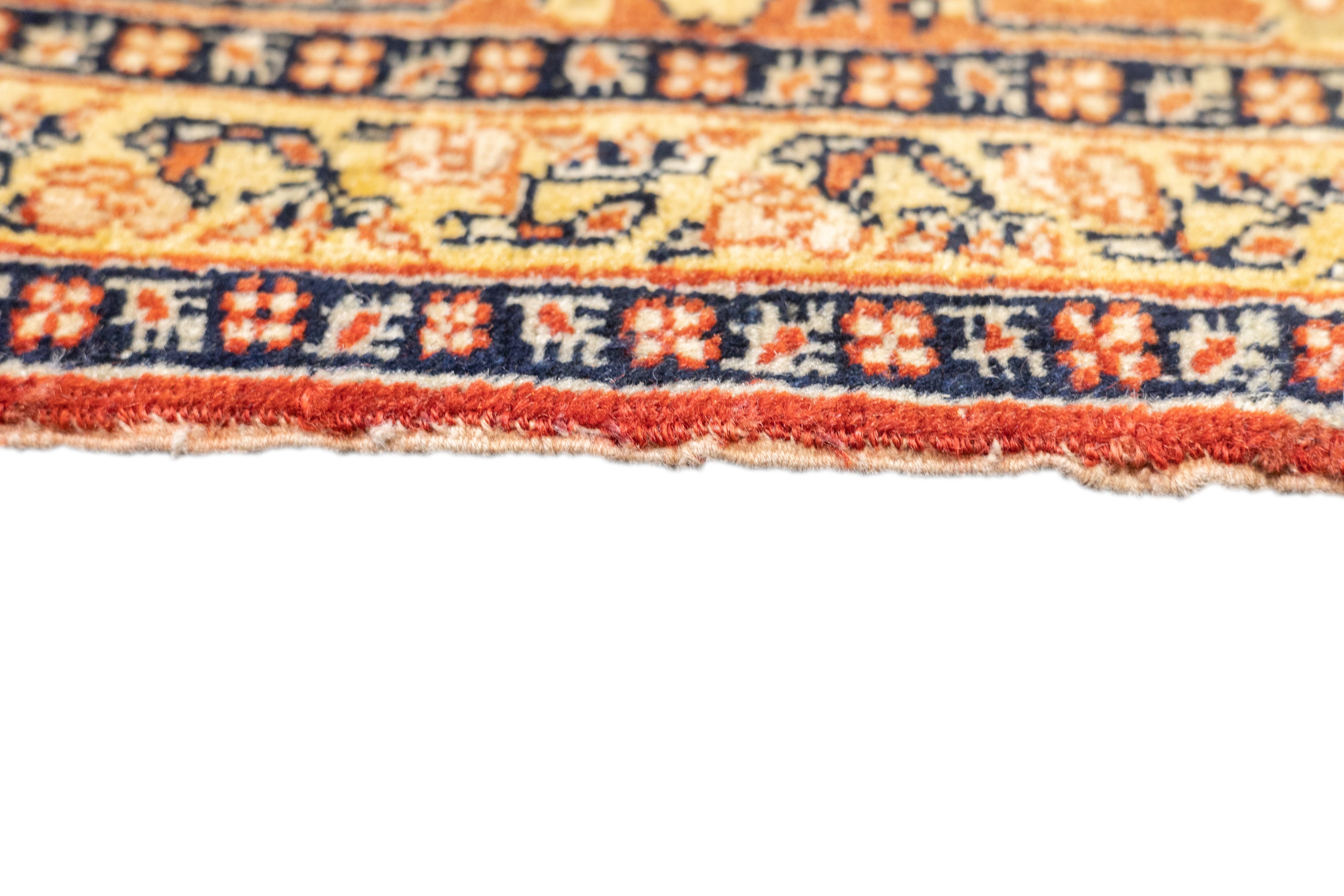 Antique Haji Jalili Tabriz Rug 4'2'' x 5'6''