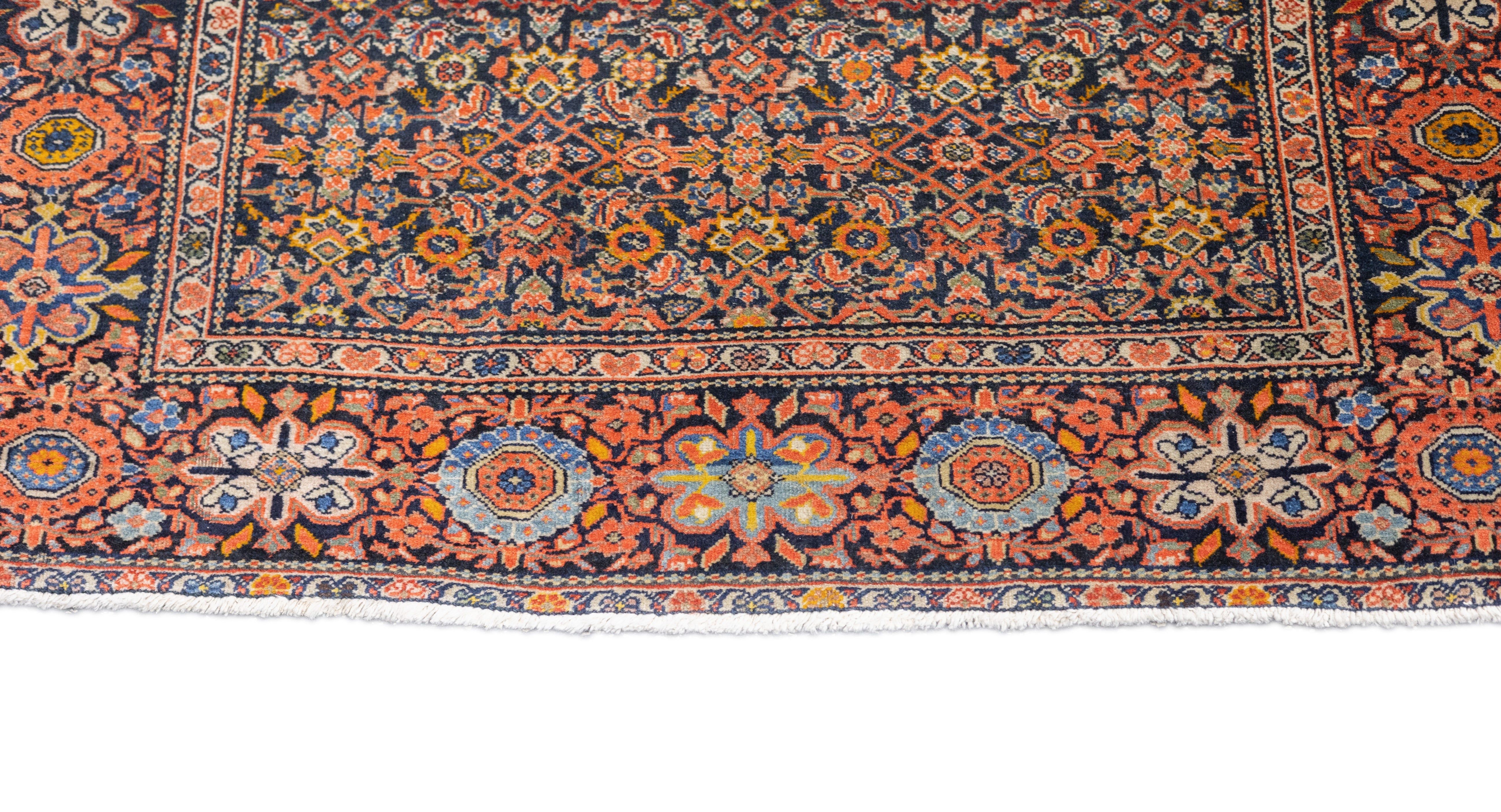 Antique Farahan Sarouk Rug 3'5'' x 4'10''