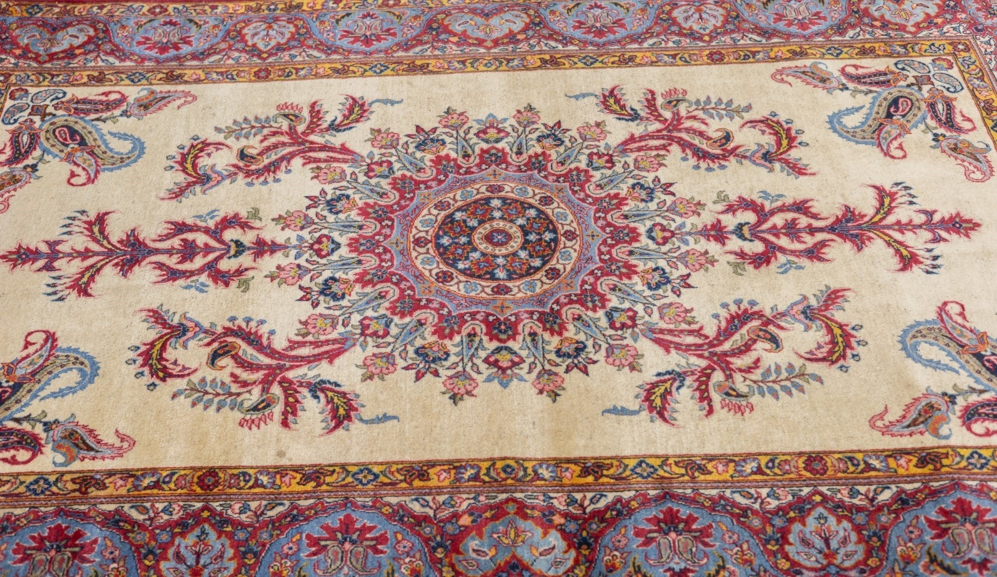 Antique Qum Rug 4'5'' x 7'1''