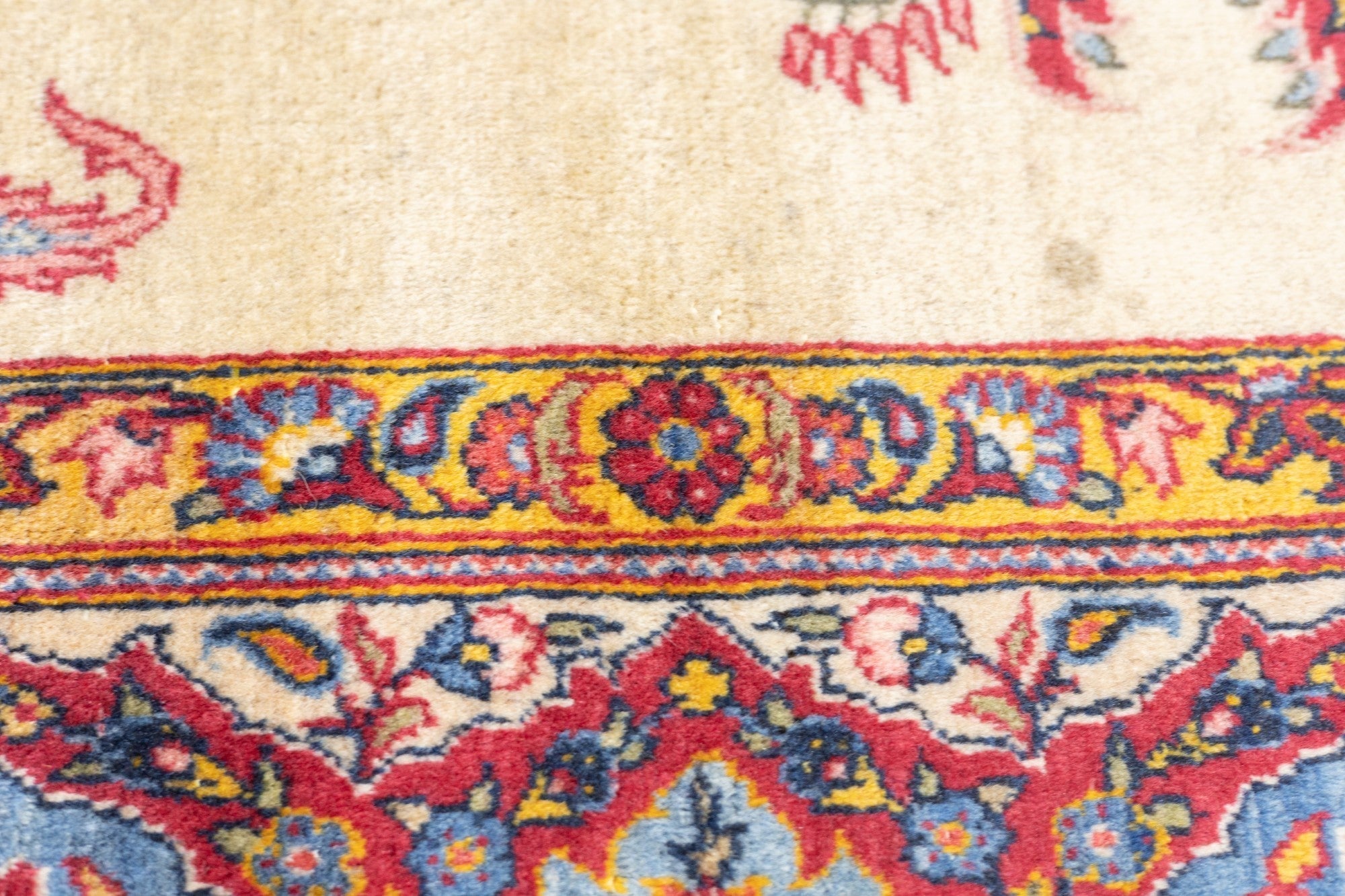 Antique Qum Rug 4'5'' x 7'1''