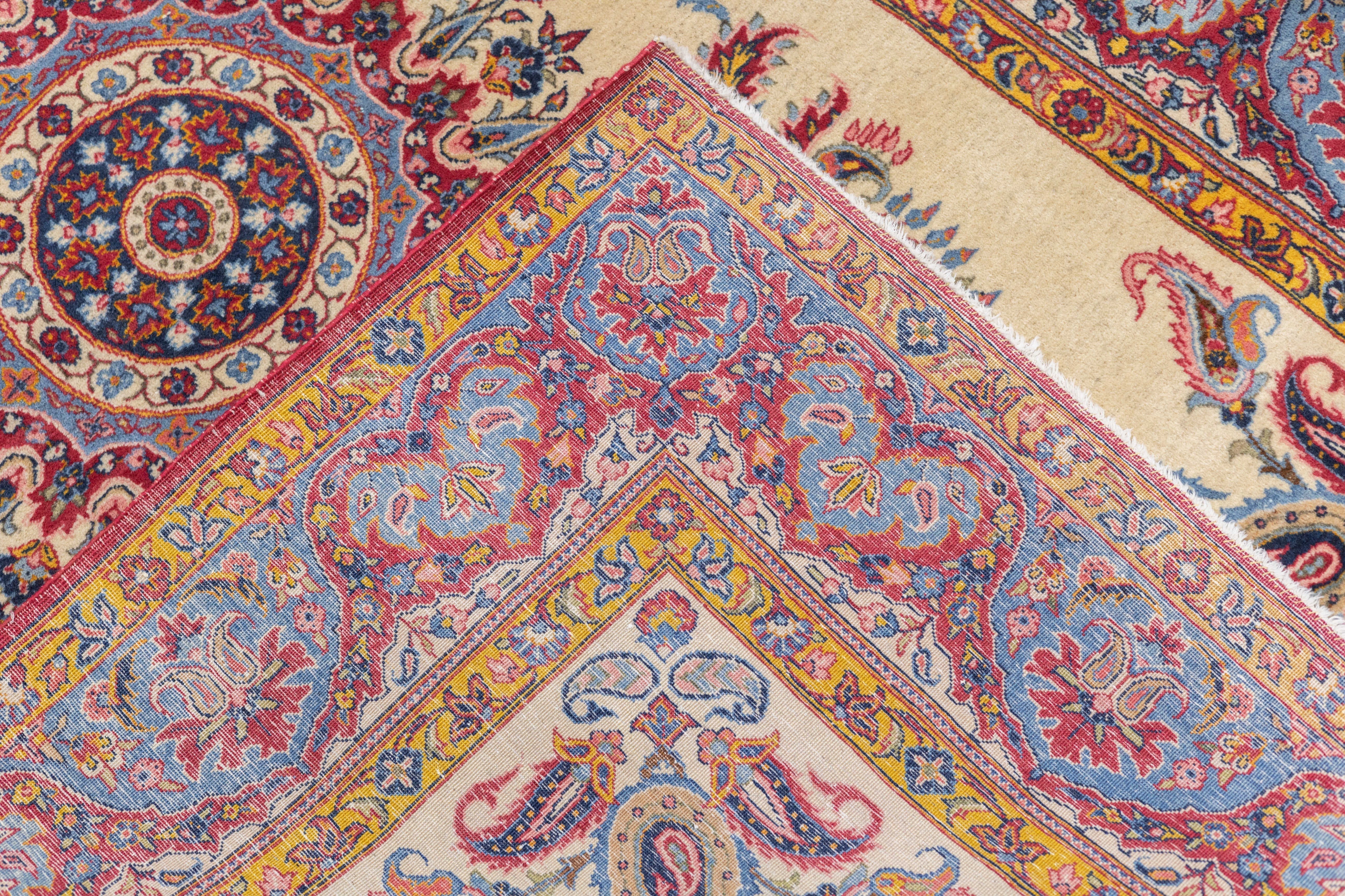 Antique Qum Rug 4'5'' x 7'1''