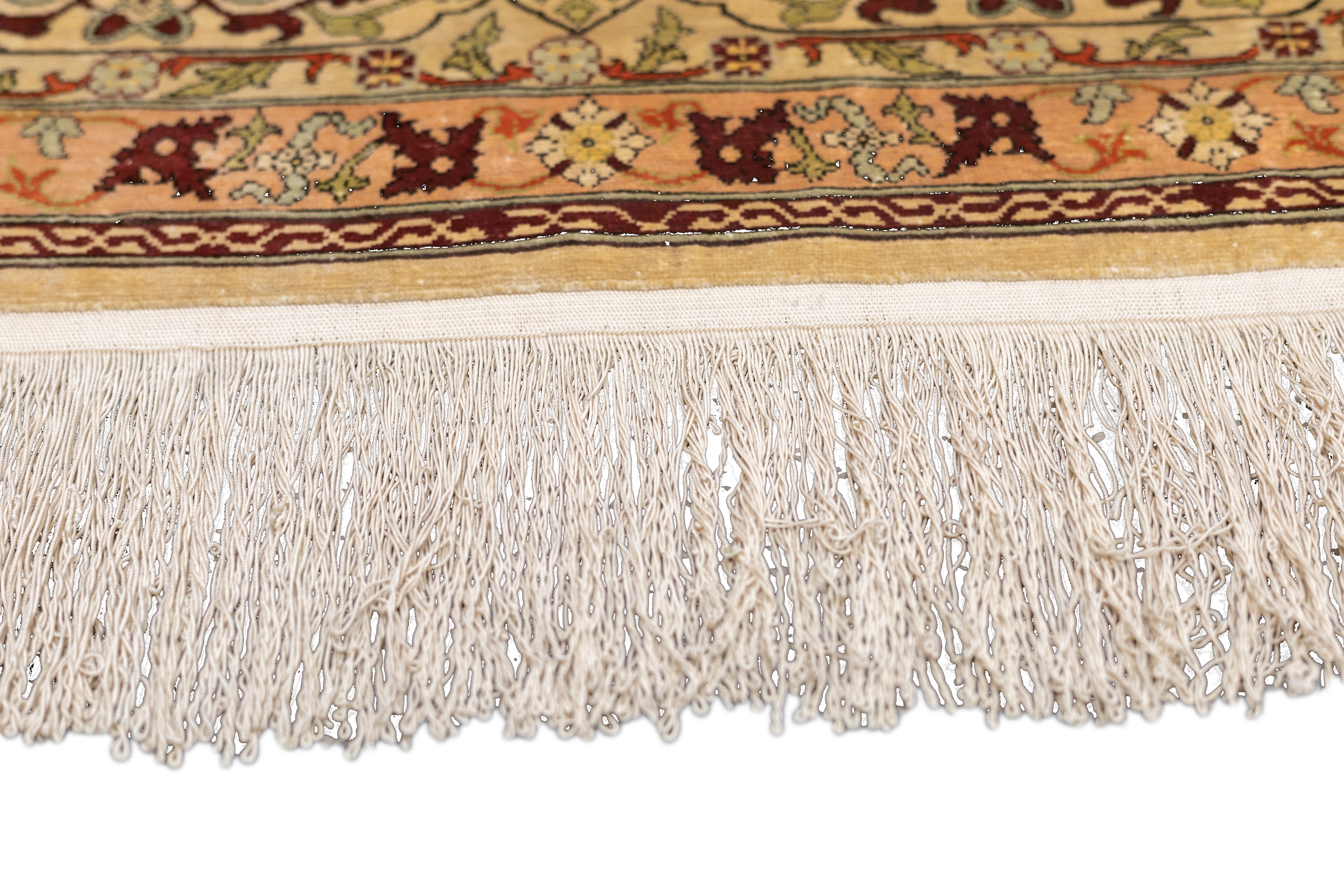 Antique Silk Hereke Rug 2'8'' x 3'8''