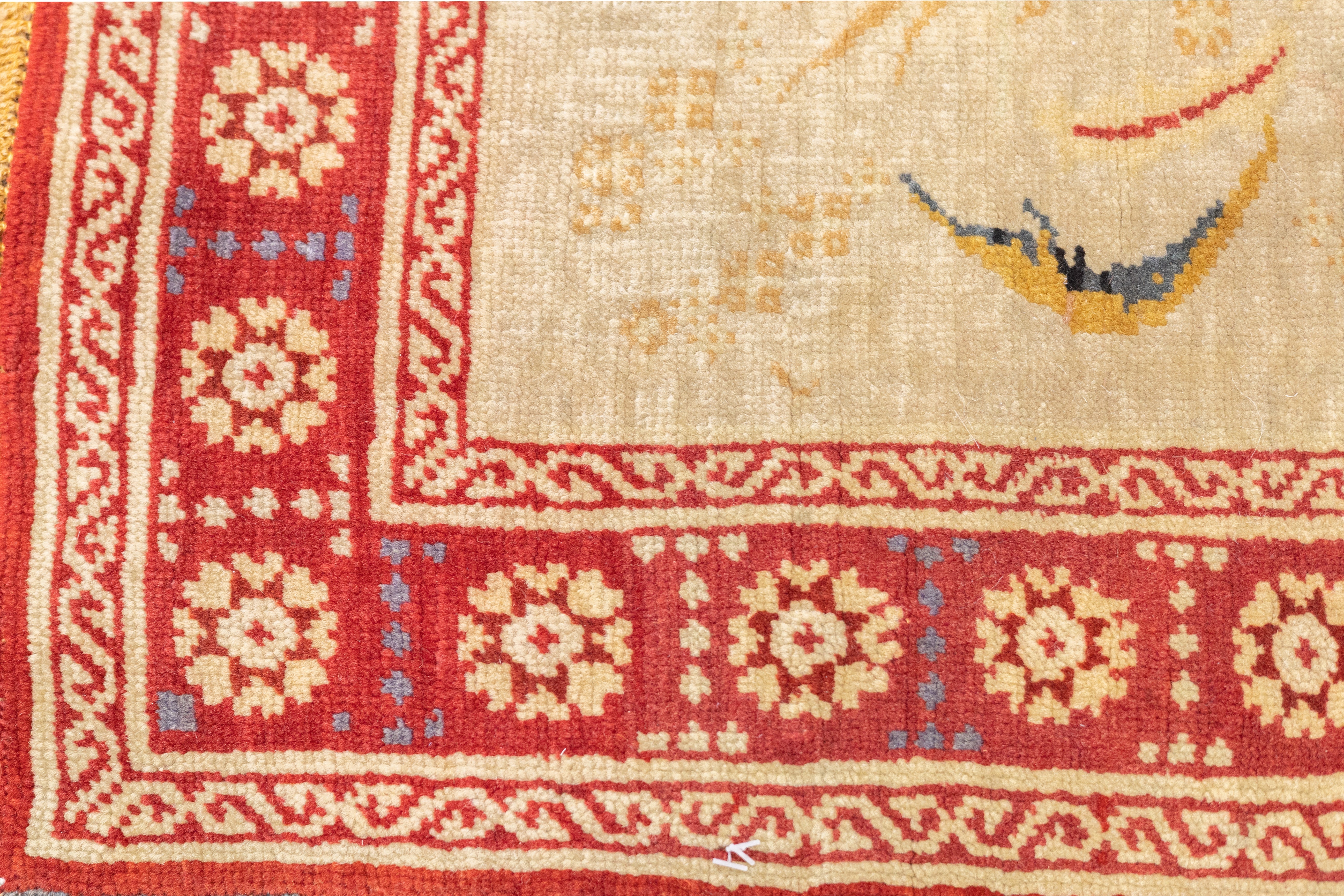 Antique Kumkapi Rug 4'4'' x 5'11''