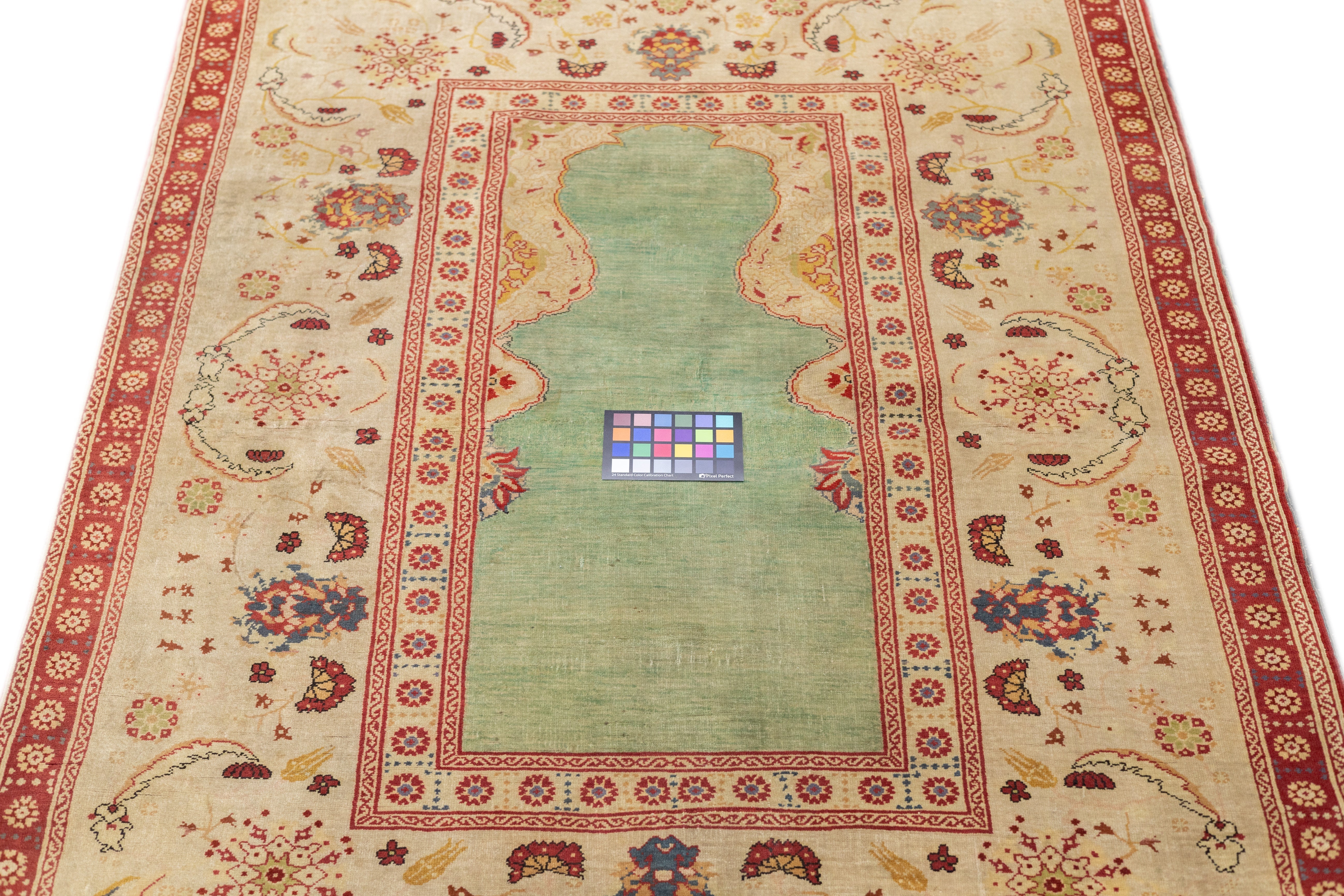 Antique Kumkapi Rug 4'4'' x 5'11''
