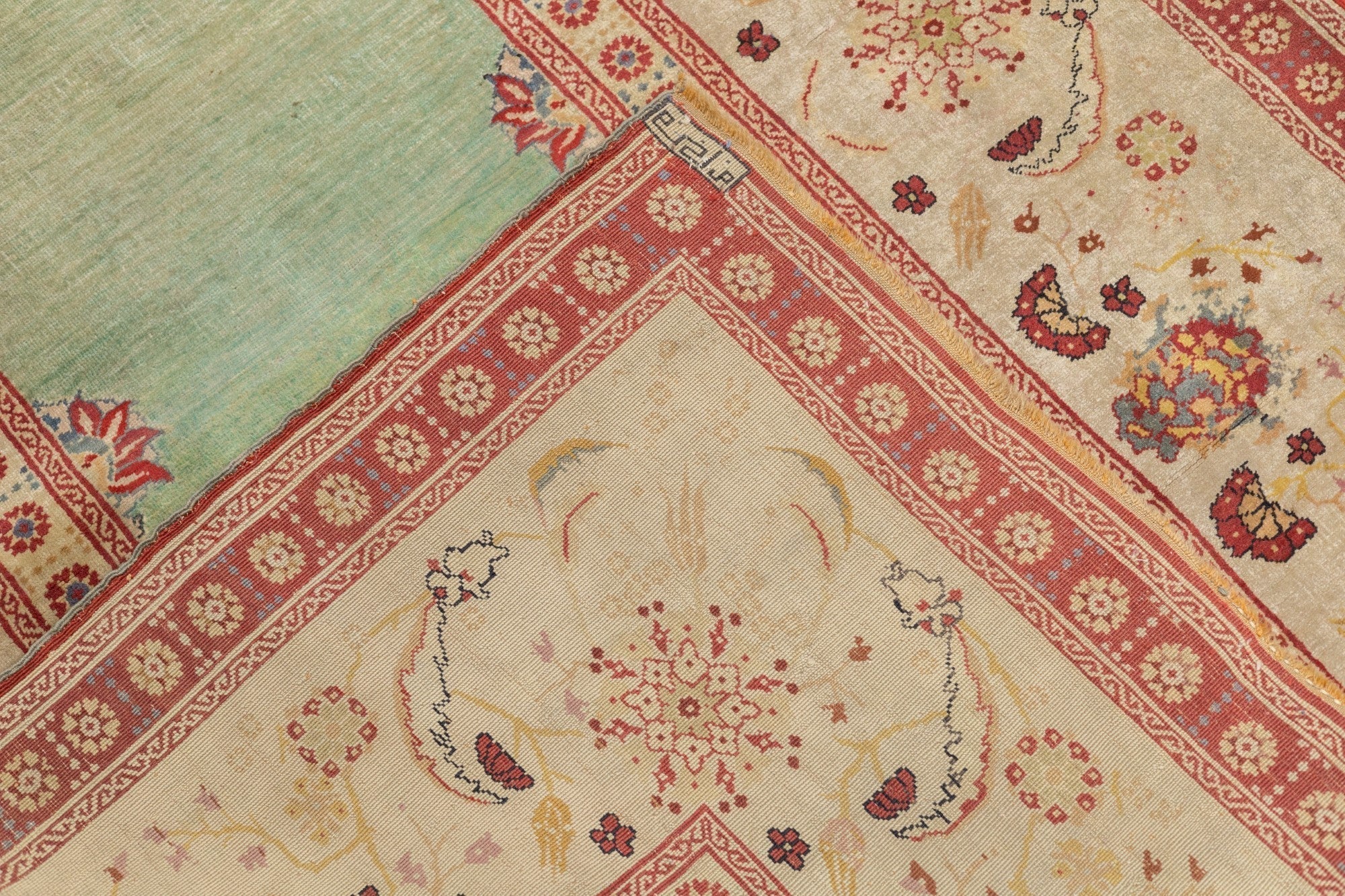 Antique Kumkapi Rug 4'4'' x 5'11''