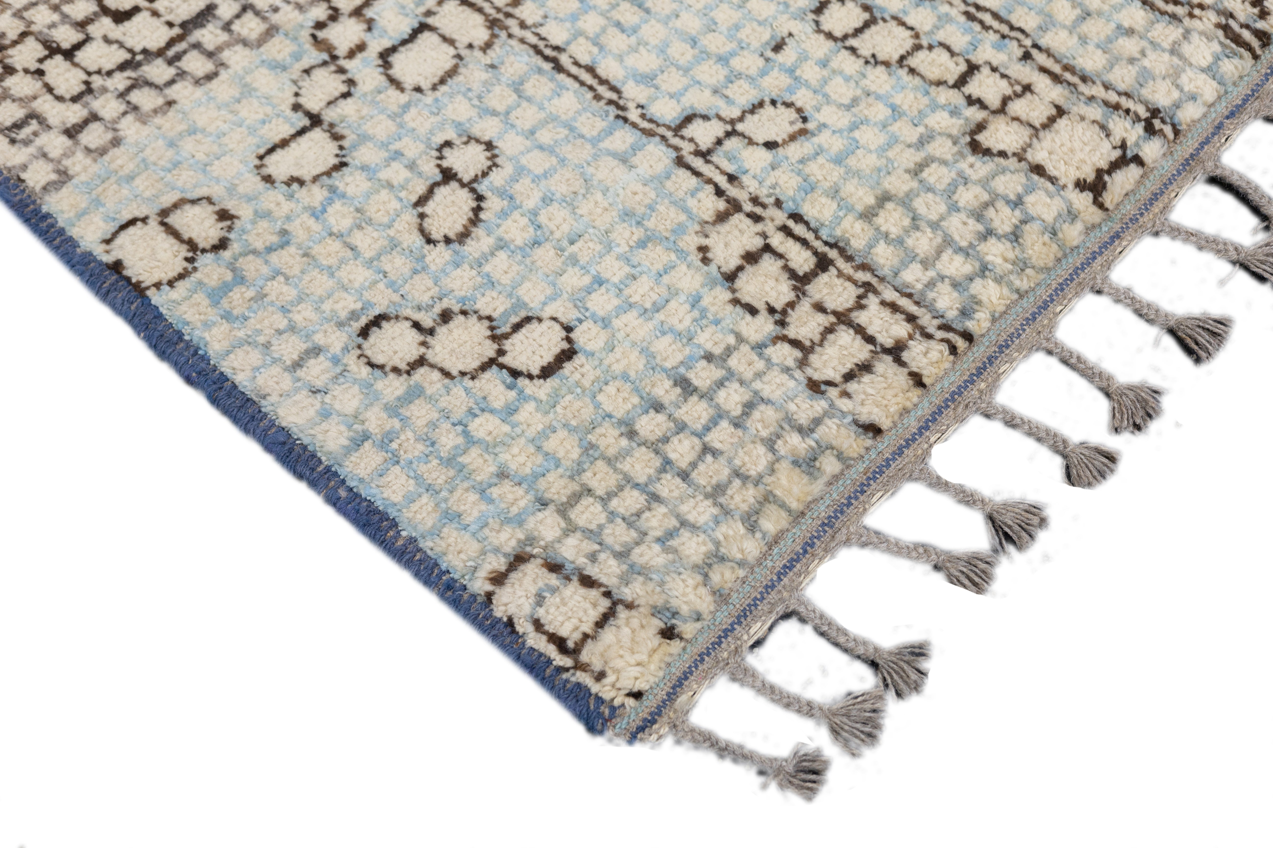 Vintage Moroccan Rug 5'3'' x 6'11''