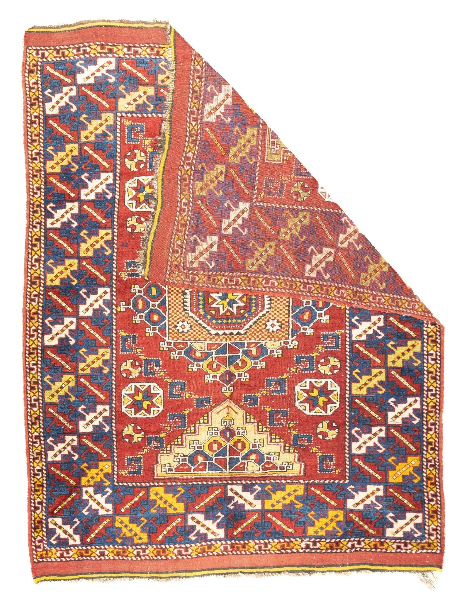 Antique Caucasian Yourk Rug 5'5'' x 7'0"