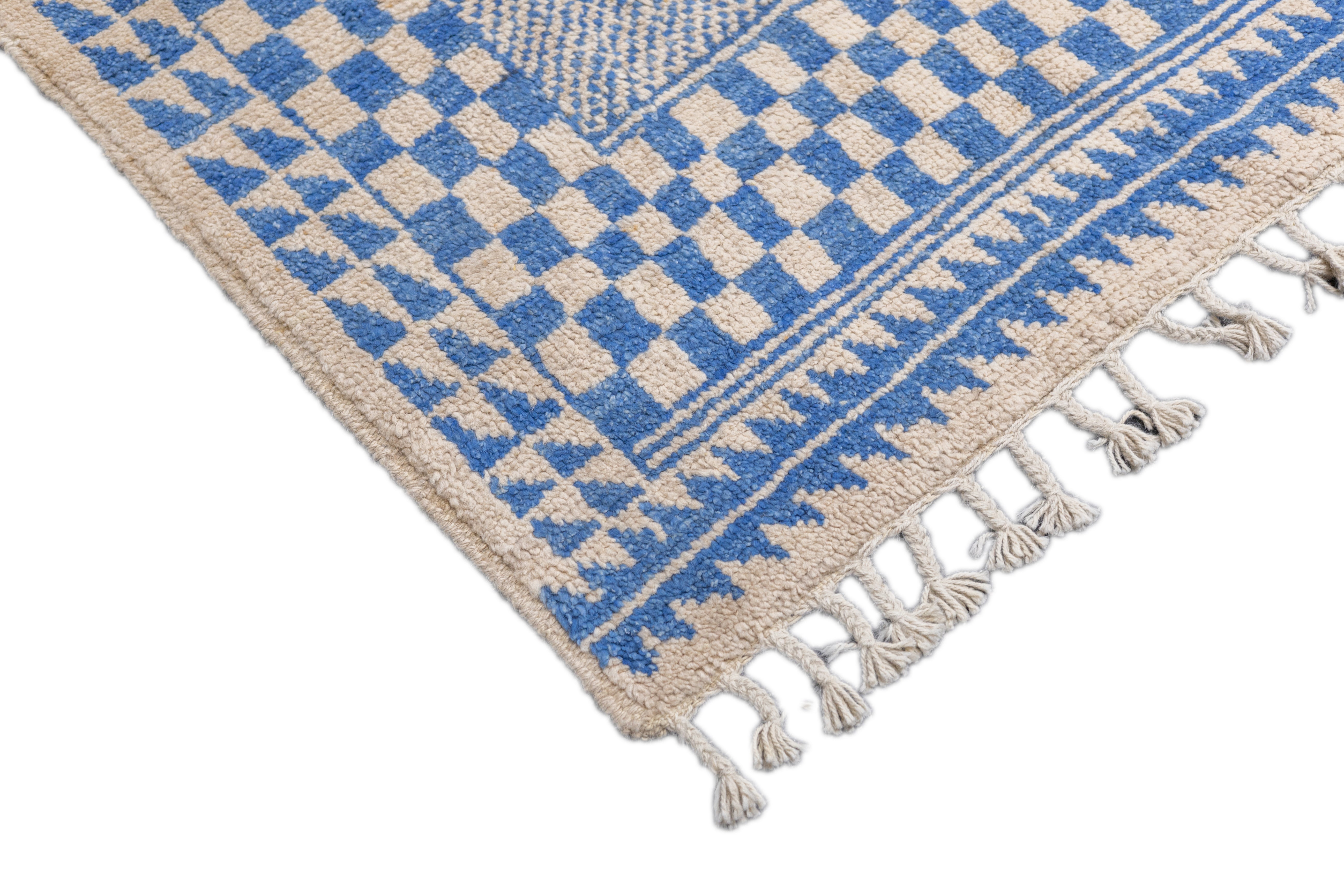 Vintage Moroccan Rug 6'10'' x 8'4''