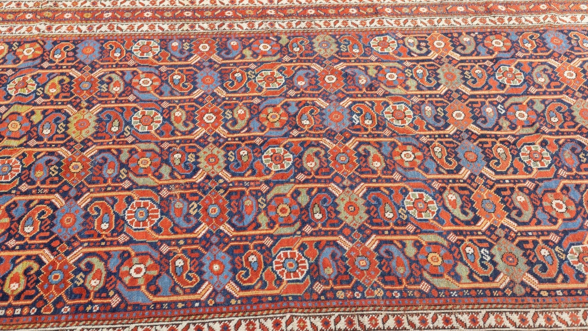 Antique Afshar Rug 5'0" x 8'11''