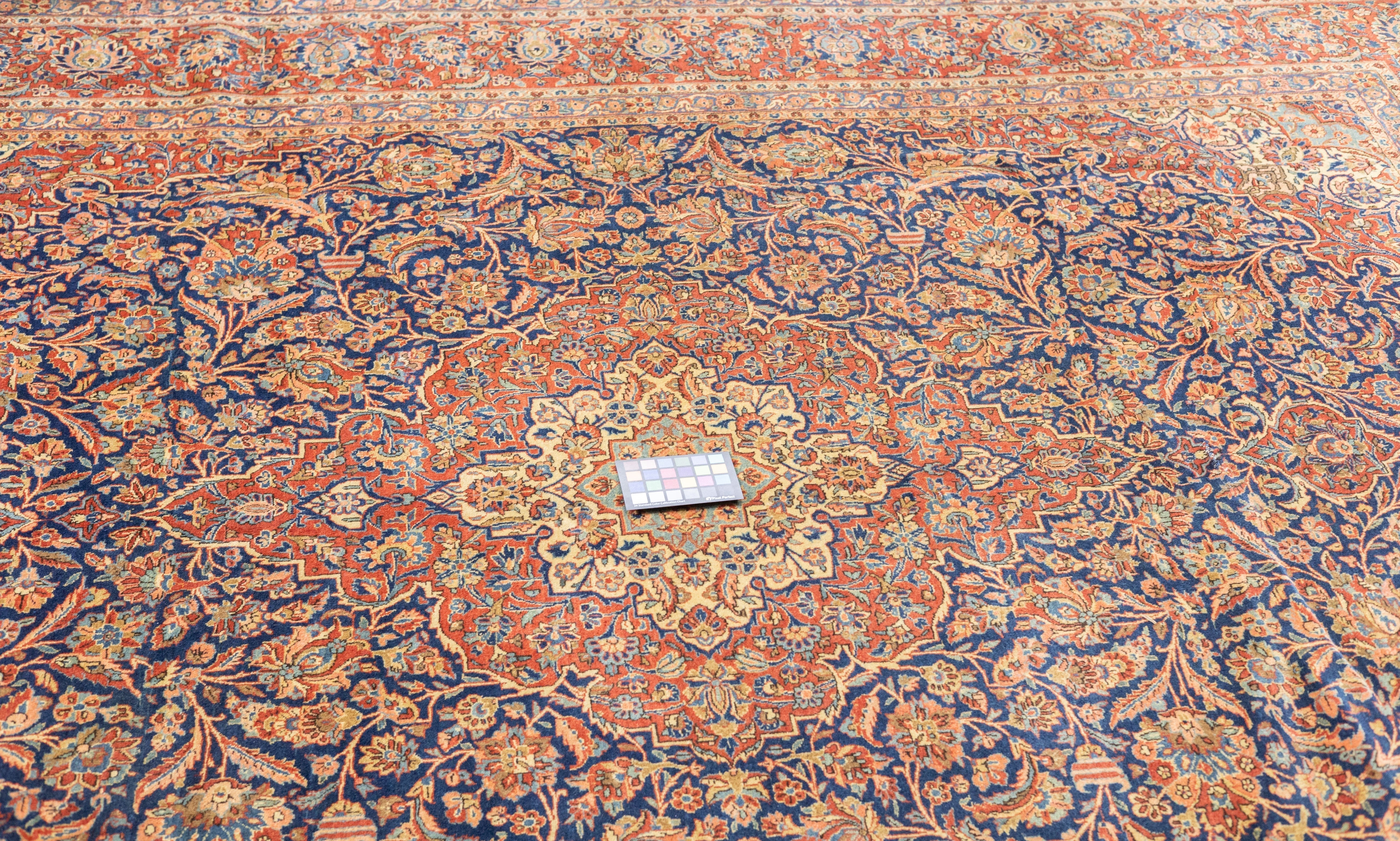 Antique Kashan Rug 8'8'' x 11'4''