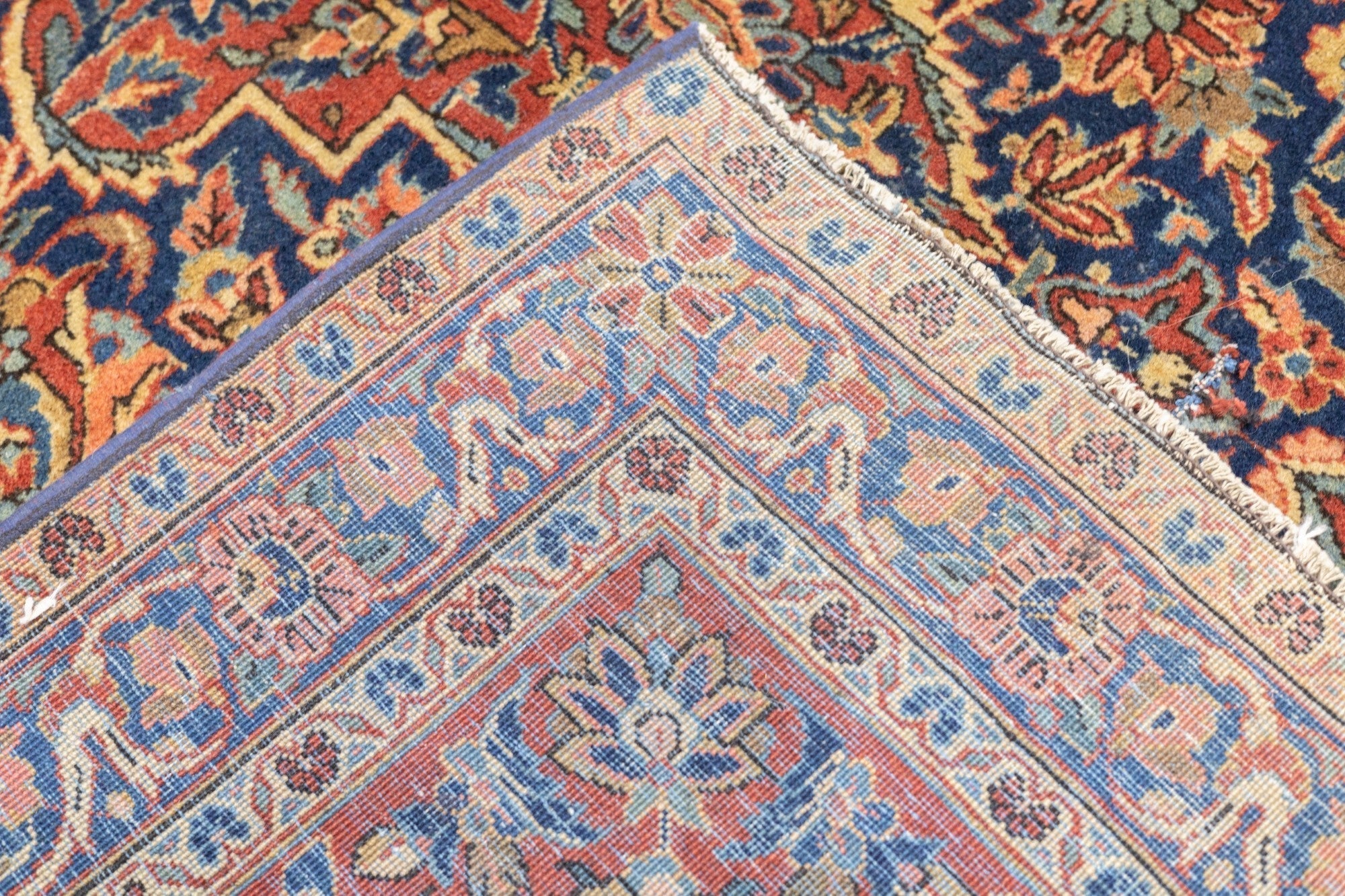 Antique Kashan Rug 8'8'' x 11'4''