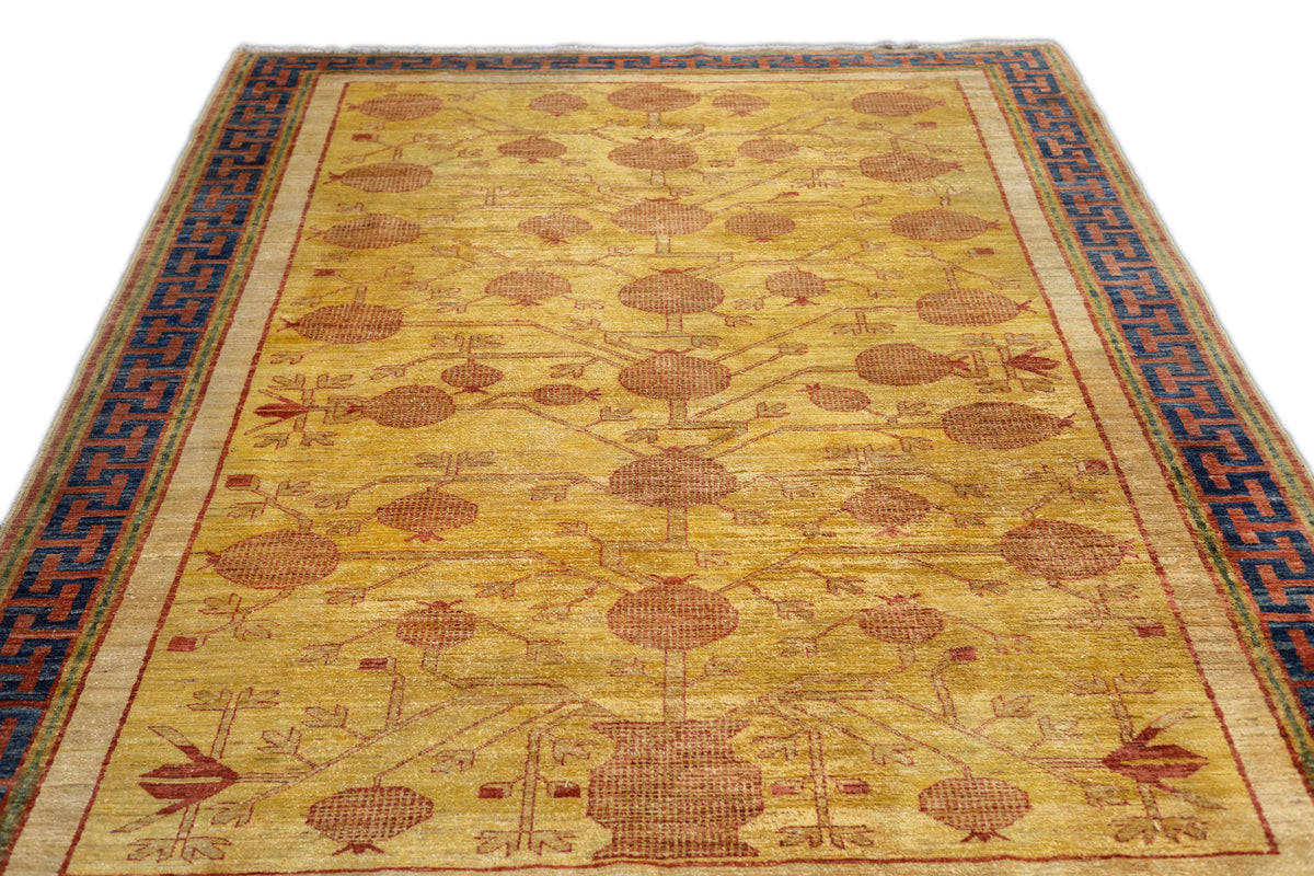 Vintage Khotan Rug 6'6" x 9'4"