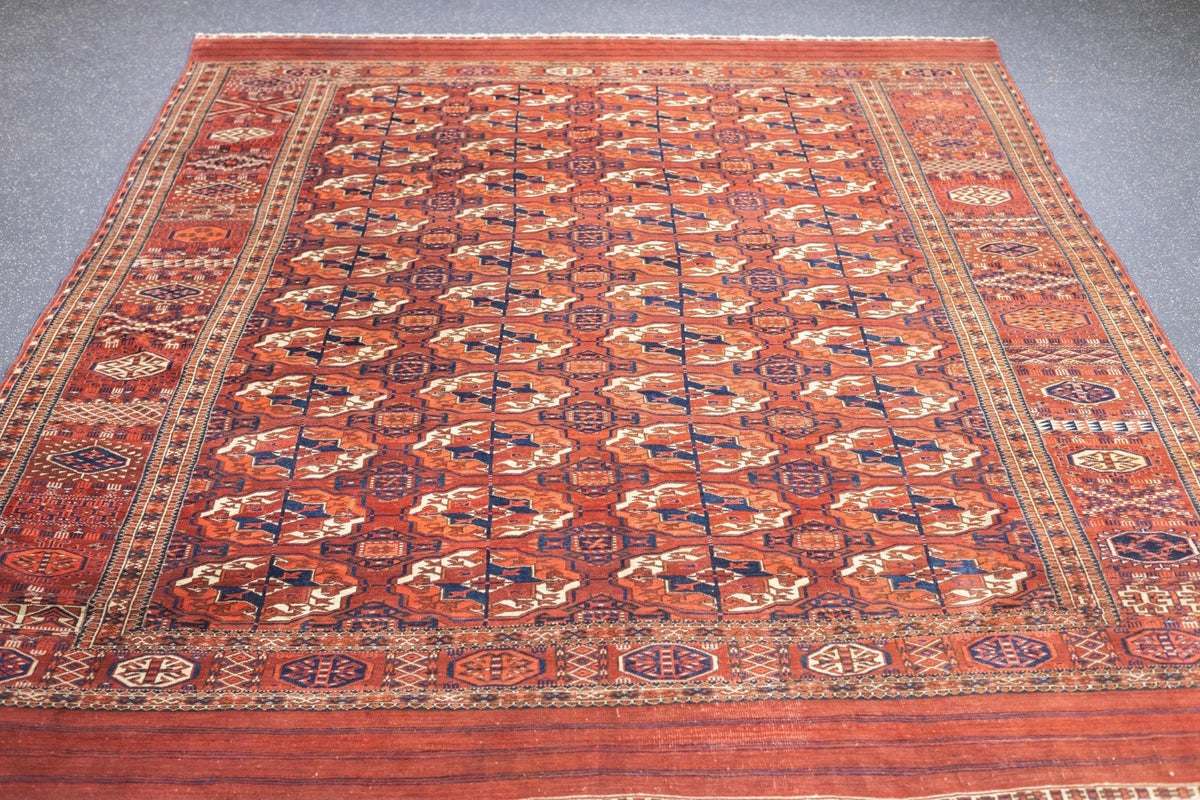 Fine Antique Turkmen / Yamud Main Carpet 6'10'' x 9'4''