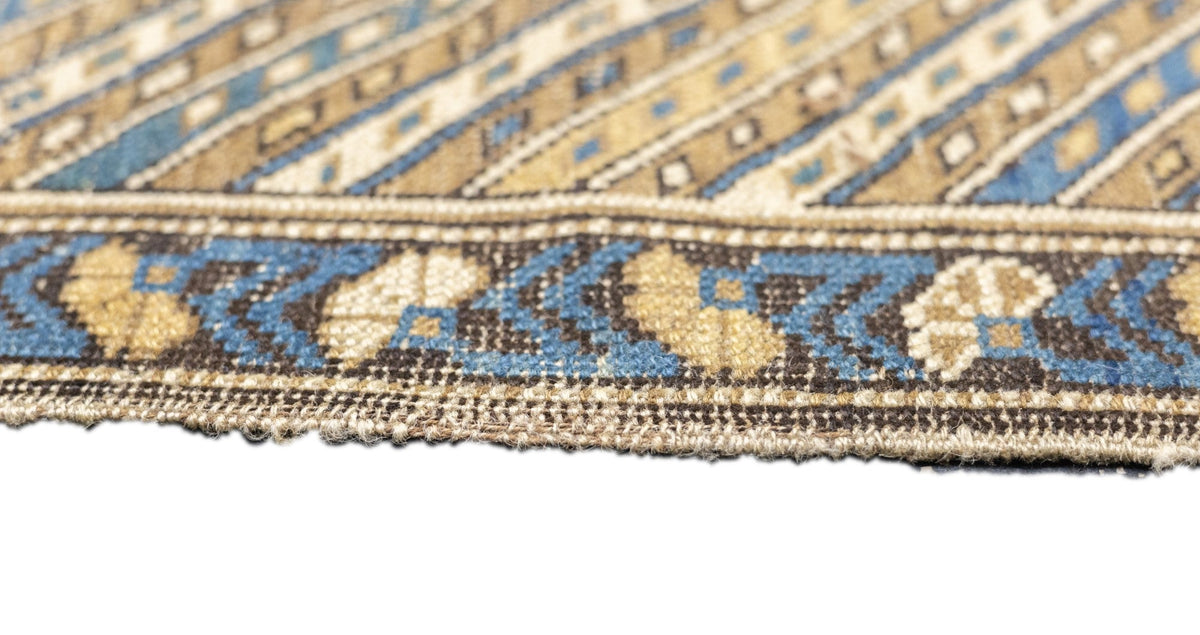 Antique Caucasian Perpedil Rug 3'11'' x 4'7''