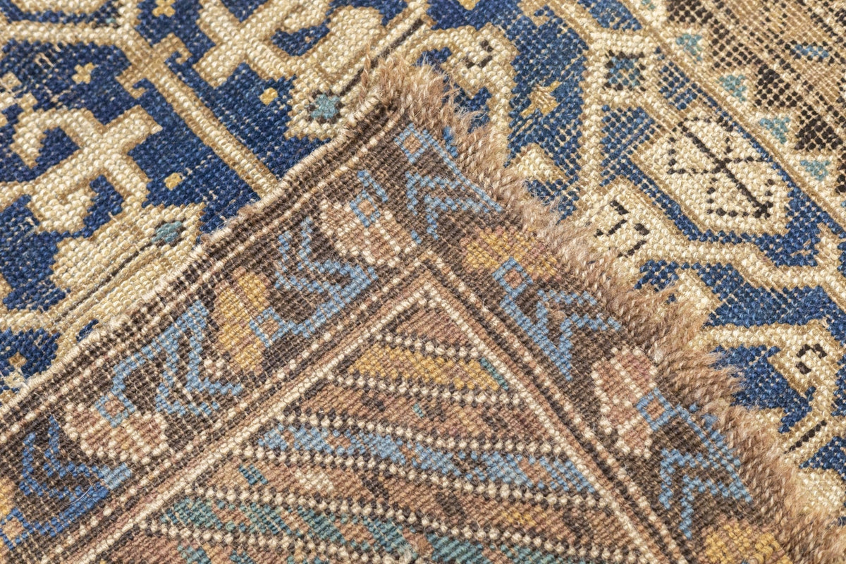 Antique Caucasian Perpedil Rug 3'11'' x 4'7''