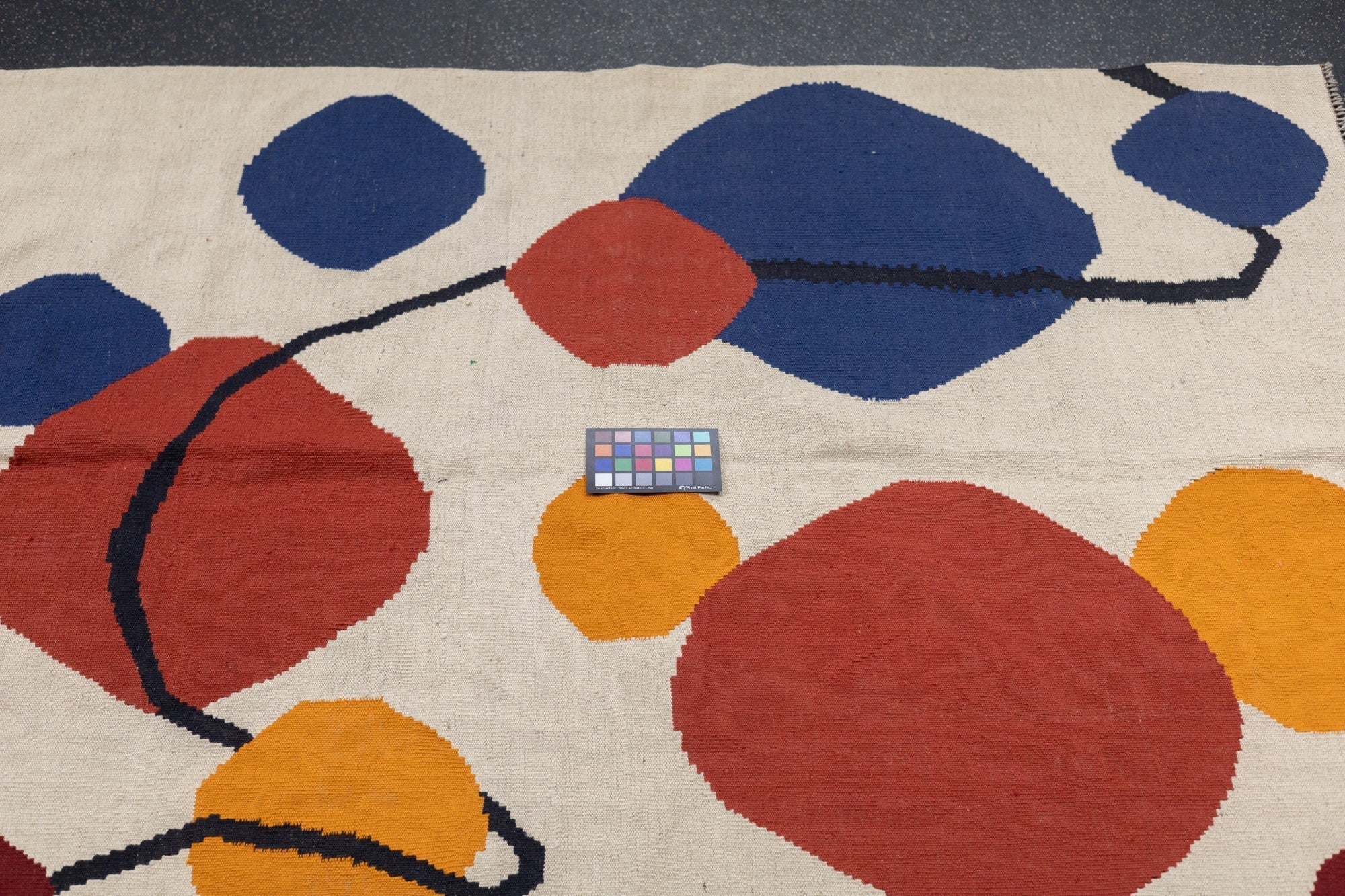 Mid Century French Tapestry Design After Calder 4'10'' x 6'6''