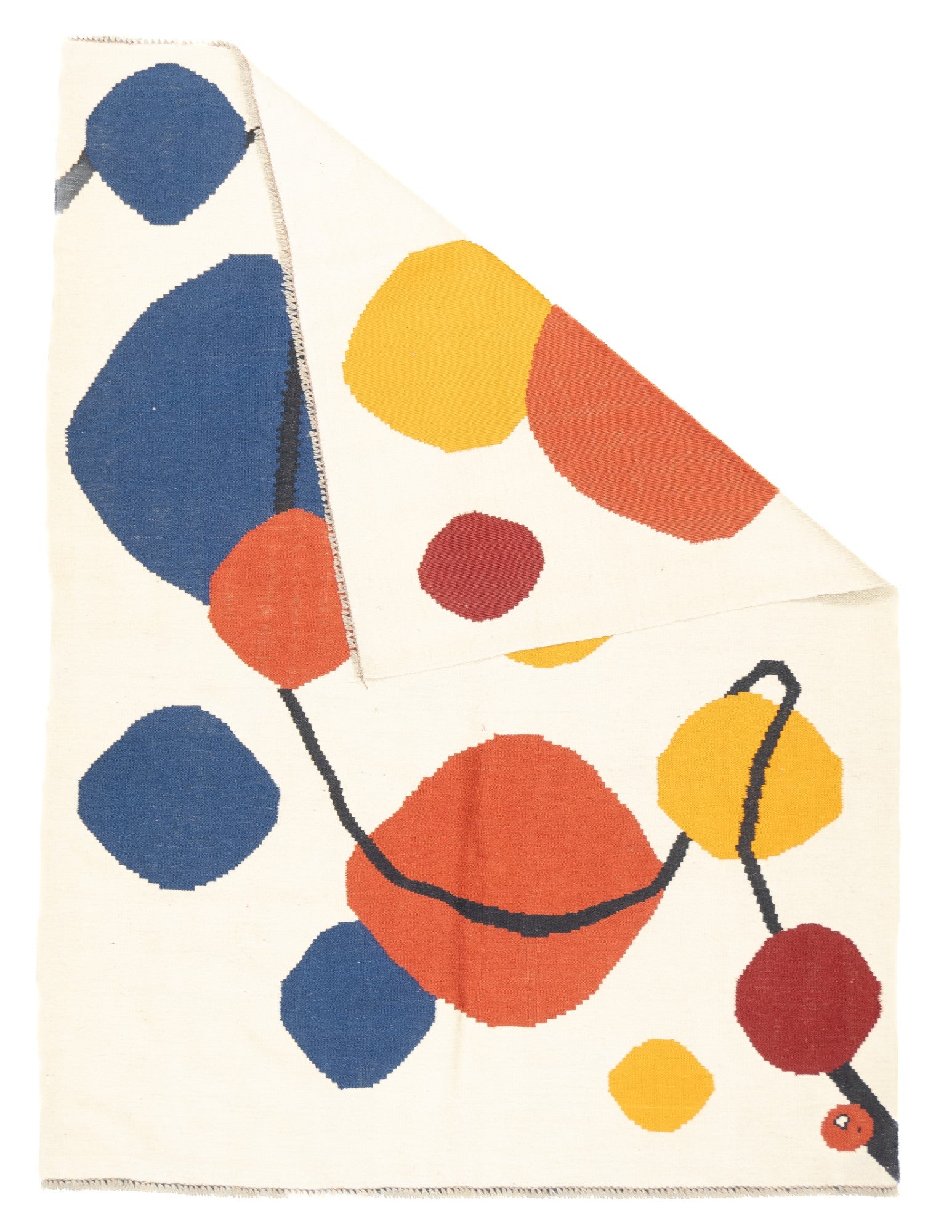 Mid Century French Tapestry Design After Calder 4'10'' x 6'6''