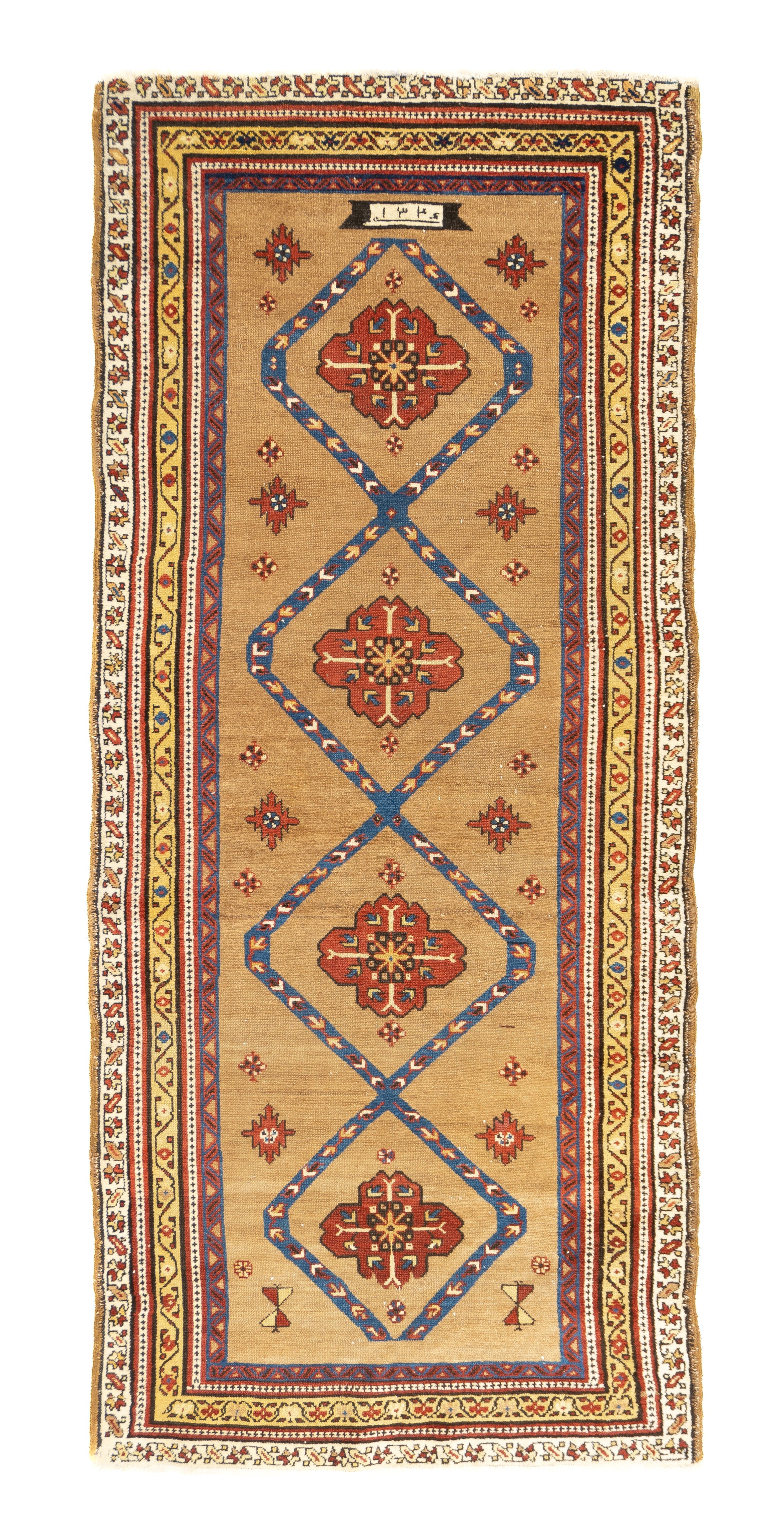 Antique Sarab Rug 4' x 8'8''