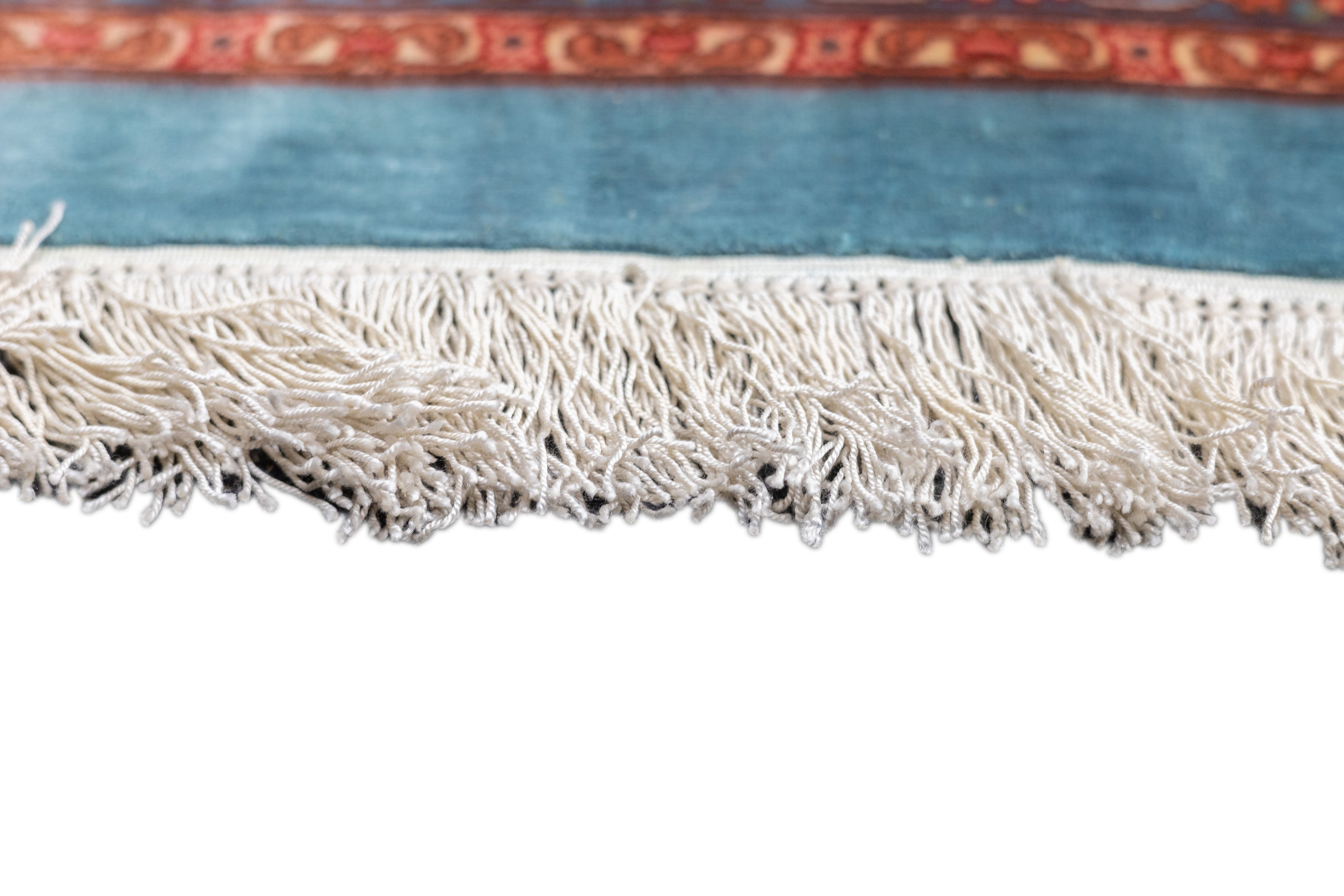 Extremely Fine Vintage Silk Qum Rug 6'3'' x 10'2''