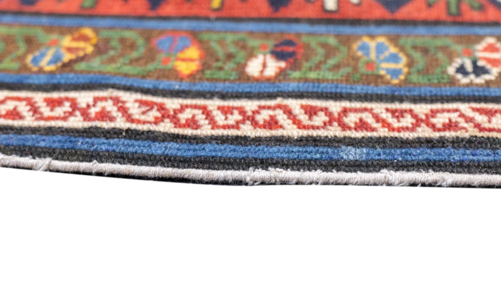 Antique Caucasian Shirvan Rug 4'2'' x 8'7''