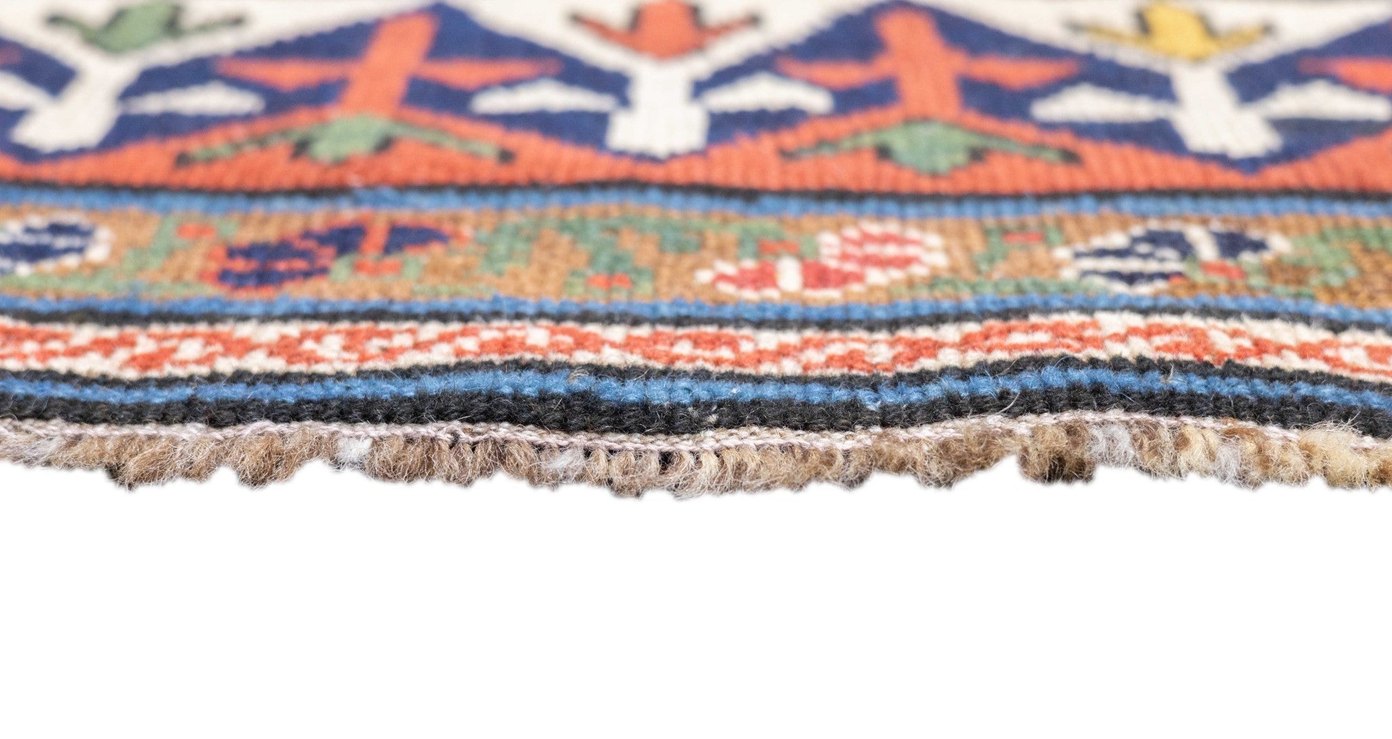 Antique Caucasian Shirvan Rug 4'2'' x 8'7''