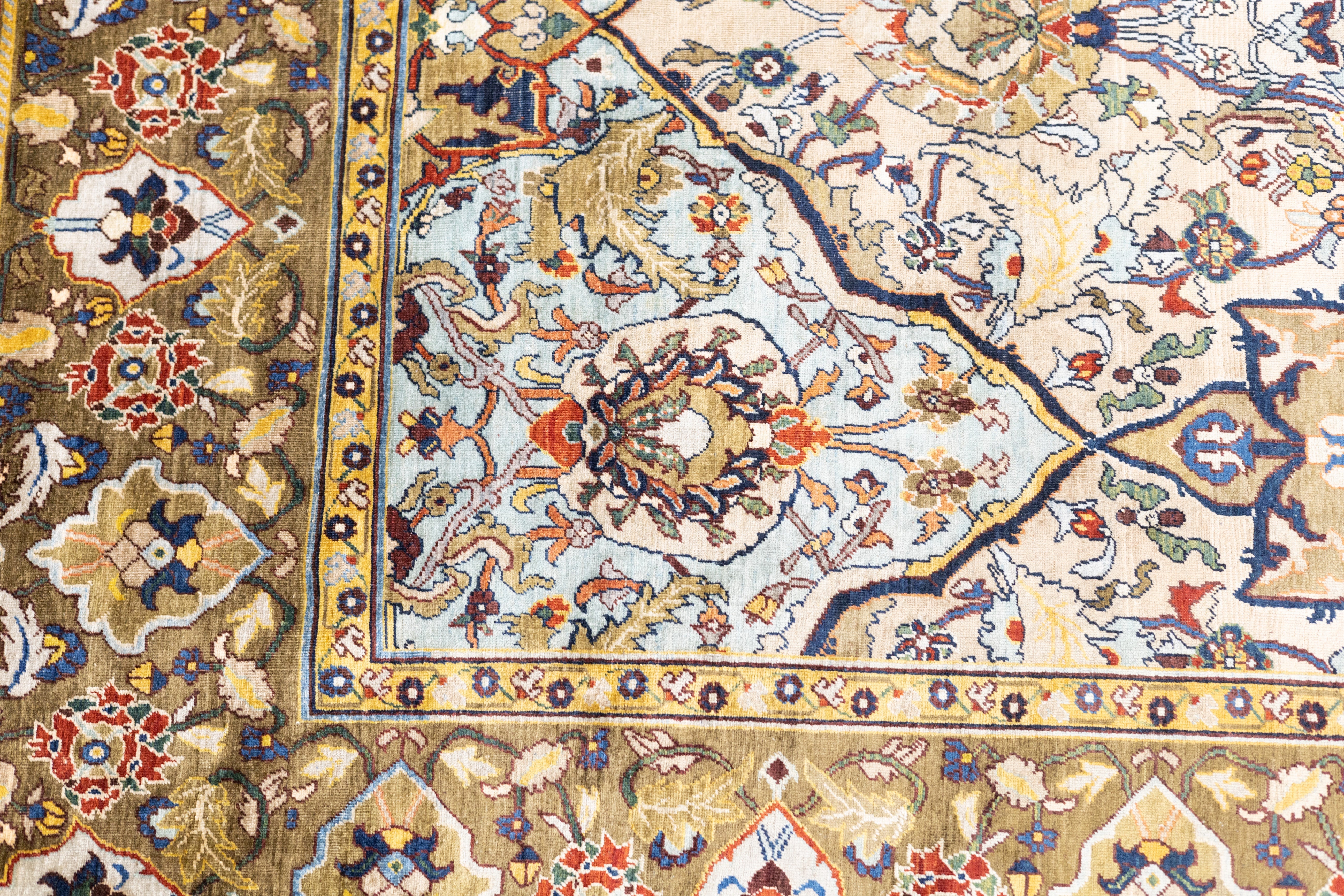 Extremely Fine Antique Silk Rug 4' 10" x 7' 3''